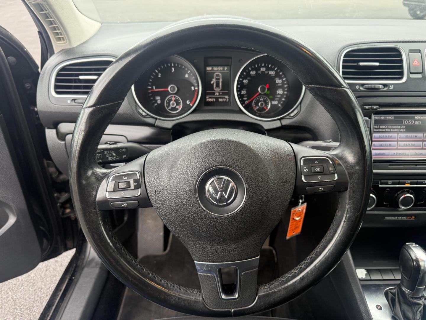 2014 Black /Black Volkswagen Jetta SportWagen 2.0L TDI (3VWPL7AJ9EM) with an 2.0L I4 SOHC 16V TURBO DIESEL engine, 6 Speed Auto transmission, located at 11115 Chardon Rd. , Chardon, OH, 44024, (440) 214-9705, 41.580246, -81.241943 - This 2014 Volkswagen Jetta SportWagen TDI is a versatile diesel-powered wagon featuring a 2.0L turbocharged I4 engine and 6-speed automatic transmission, delivering strong torque and impressive fuel economy at up to 37 MPG highway. Well-equipped for comfort and convenience, it includes leather inte - Photo#23