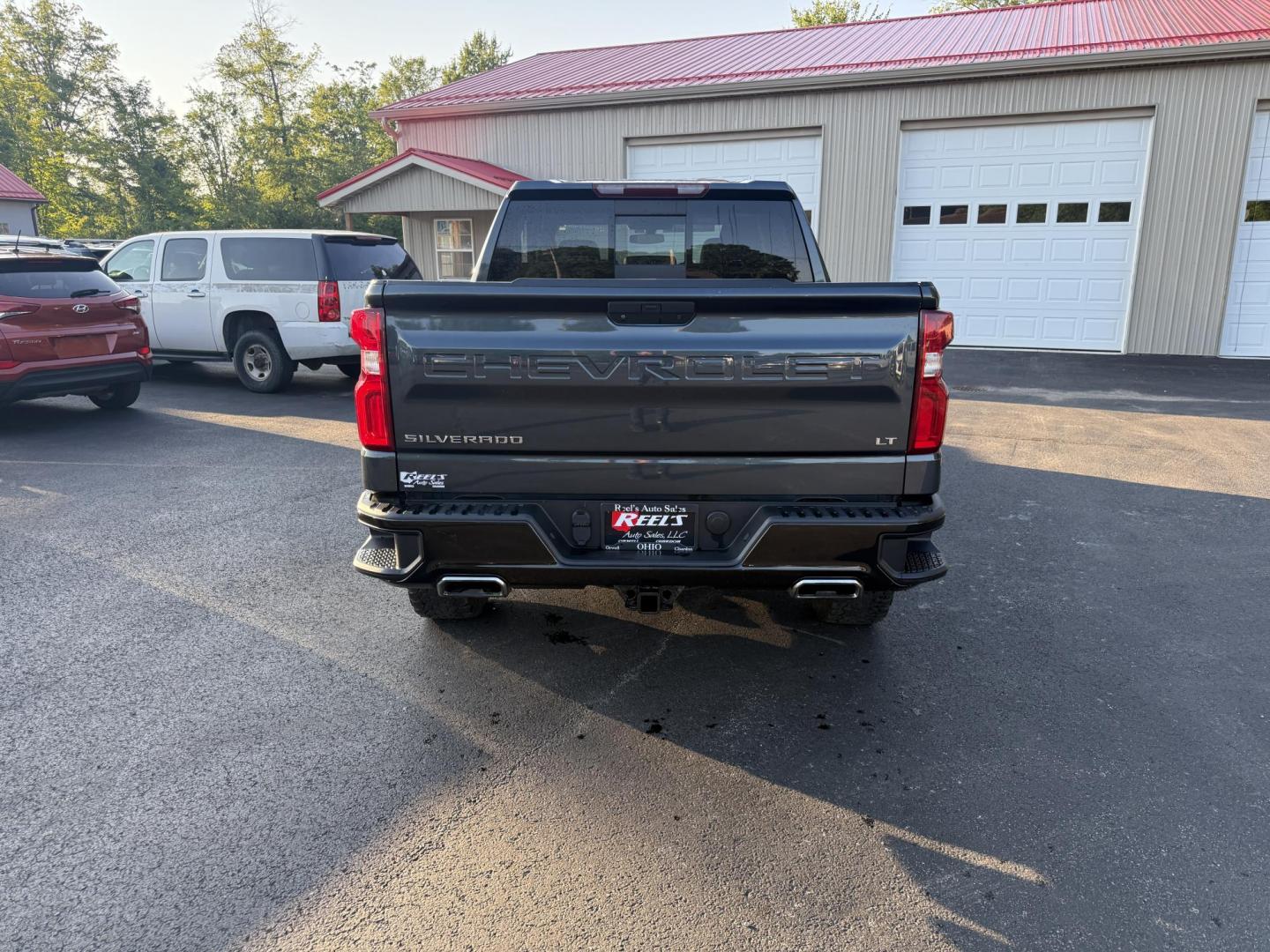 2019 Gray /Black Chevrolet Silverado 1500 LT Trail Boss Crew Cab Short Box 4WD (1GCPYFED6KZ) with an 5.3L V8 OHV 16V engine, 8-Speed Automatic transmission, located at 547 E. Main St., Orwell, OH, 44076, (440) 437-5893, 41.535435, -80.847855 - Photo#9
