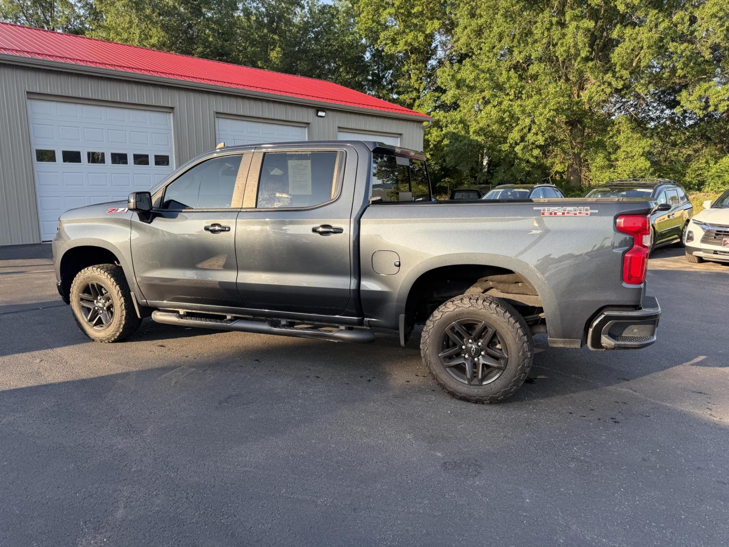 2019 Gray /Black Chevrolet Silverado 1500 LT Trail Boss Crew Cab Short Box 4WD (1GCPYFED6KZ) with an 5.3L V8 OHV 16V engine, 8-Speed Automatic transmission, located at 547 E. Main St., Orwell, OH, 44076, (440) 437-5893, 41.535435, -80.847855 - Photo#13