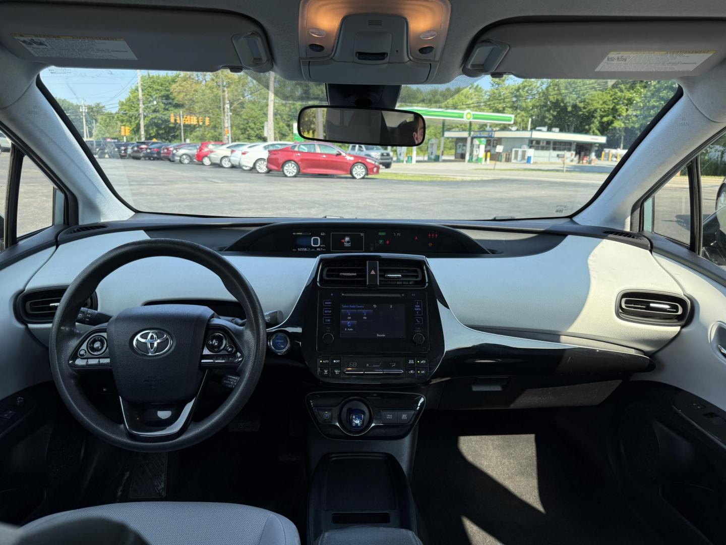 2019 Green /White Toyota Prius LE (JTDKARFU6K3) with an 1.8L I4 DOHC 16V HYBRID engine, Automatic transmission, located at 11115 Chardon Rd. , Chardon, OH, 44024, (440) 214-9705, 41.580246, -81.241943 - This One Owner 2019 Toyota Prius LE offers an impressive 50 MPG combined fuel efficiency and comes well-equipped with features such as full exterior LED lighting, adaptive cruise control, lane keep assist, front and rear parking sensors, forward collision warning, and blind spot monitoring for enhan - Photo#30