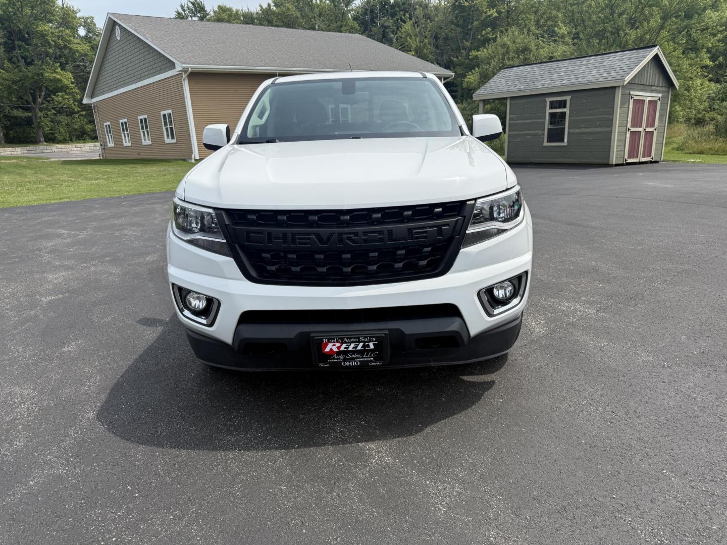 2016 White /Black Chevrolet Colorado LT Crew Cab 4WD Short Box (1GCGTCE36G1) with an 3.6L V6 DOHC 24V GAS engine, 6A transmission, located at 11115 Chardon Rd. , Chardon, OH, 44024, (440) 214-9705, 41.580246, -81.241943 - Photo#1