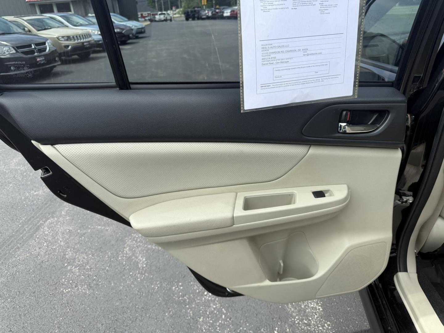 2014 Black /Tan Subaru XV Crosstrek 2.0 Limited (JF2GPAKC9E8) with an 2.0L I4 DOHC 16V engine, Automatic transmission, located at 11115 Chardon Rd. , Chardon, OH, 44024, (440) 214-9705, 41.580246, -81.241943 - This One Owner 2014 Subaru XV Crosstrek 2.0 Limited features a 2.0L H4 engine paired with Subaru’s Symmetrical All-Wheel Drive system, delivering secure handling and up to 32 MPG on the highway. It comes well-appointed with a leather interior, heated front seats, single zone automatic climate cont - Photo#31