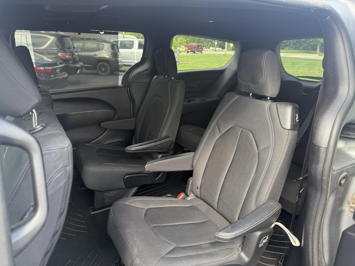 2019 Silver /Black Chrysler Pacifica Touring Plus (2C4RC1FG2KR) with an 3.6L V6 DOHC 24V engine, 9A transmission, located at 547 E. Main St., Orwell, OH, 44076, (440) 437-5893, 41.535435, -80.847855 - This 2019 Chrysler Pacifica Touring Plus with the 3.6 Pentastar V6 engine and 9-speed automatic transmission offers a versatile and comfortable family vehicle, achieving around 28 MPG highway. It features a power driver’s seat, a 7.0-inch touchscreen with Apple CarPlay and Android Auto, tri-zone a - Photo#31