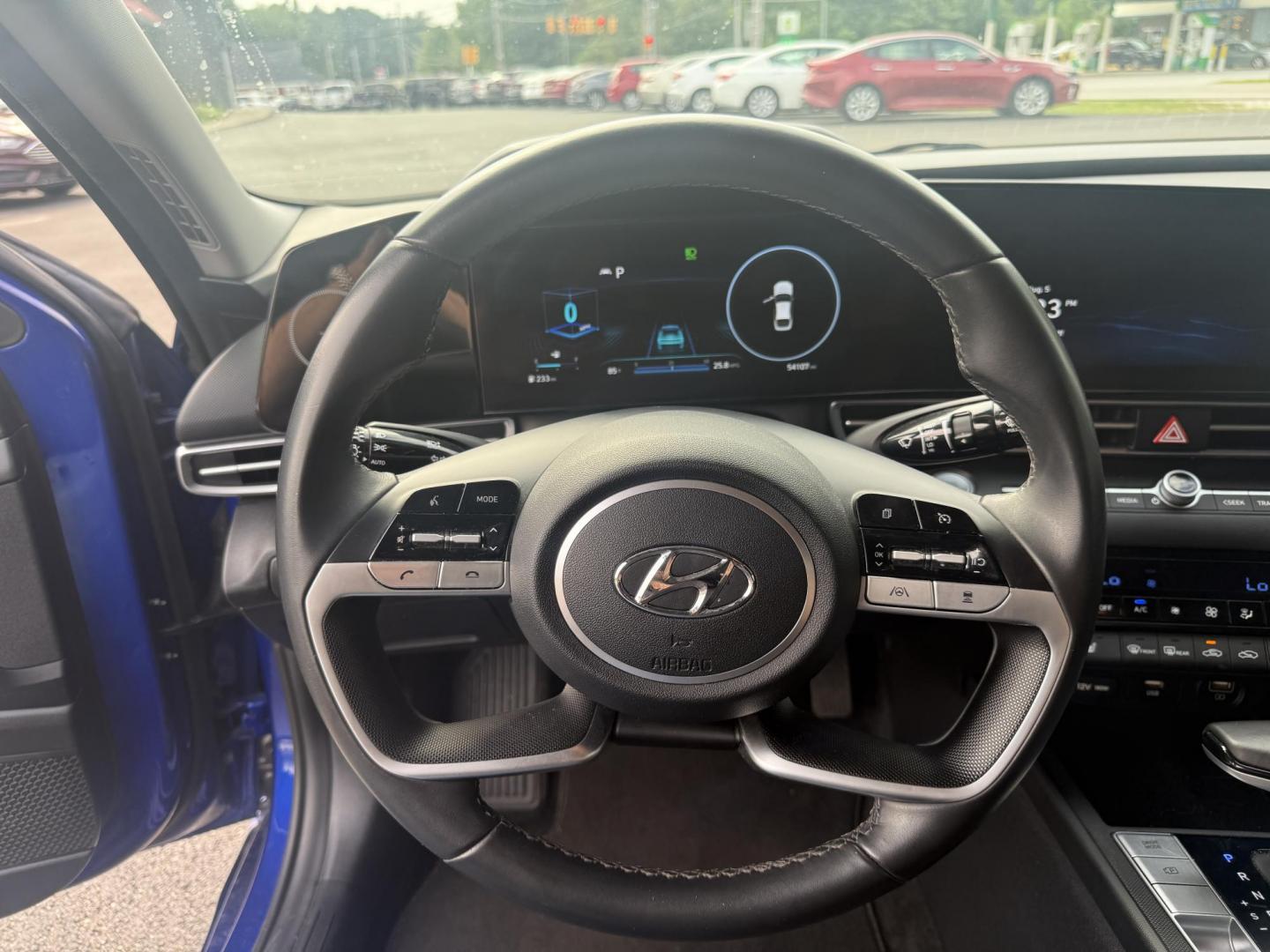 2023 Blue /Black Hyundai Elantra SEL (KMHLS4AGXPU) with an 2.0L I4 DOHC 16V engine, Automatic transmission, located at 11115 Chardon Rd. , Chardon, OH, 44024, (440) 214-9705, 41.580246, -81.241943 - This One Owner 2023 Hyundai Elantra SEL with a 2.0L I4 GDI engine delivers impressive fuel efficiency, achieving around 40 MPG highway, and boasts modern features such as LED daytime running lights, a large 10.25-inch touchscreen with Apple CarPlay and Android Auto, heated front seats, a 10.25-inch - Photo#20