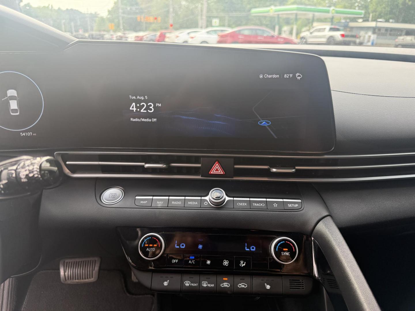 2023 Blue /Black Hyundai Elantra SEL (KMHLS4AGXPU) with an 2.0L I4 DOHC 16V engine, Automatic transmission, located at 11115 Chardon Rd. , Chardon, OH, 44024, (440) 214-9705, 41.580246, -81.241943 - This One Owner 2023 Hyundai Elantra SEL with a 2.0L I4 GDI engine delivers impressive fuel efficiency, achieving around 40 MPG highway, and boasts modern features such as LED daytime running lights, a large 10.25-inch touchscreen with Apple CarPlay and Android Auto, heated front seats, a 10.25-inch - Photo#21
