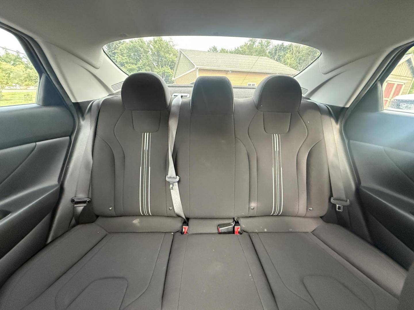 2023 Blue /Black Hyundai Elantra SEL (KMHLS4AGXPU) with an 2.0L I4 DOHC 16V engine, Automatic transmission, located at 11115 Chardon Rd. , Chardon, OH, 44024, (440) 214-9705, 41.580246, -81.241943 - This One Owner 2023 Hyundai Elantra SEL with a 2.0L I4 GDI engine delivers impressive fuel efficiency, achieving around 40 MPG highway, and boasts modern features such as LED daytime running lights, a large 10.25-inch touchscreen with Apple CarPlay and Android Auto, heated front seats, a 10.25-inch - Photo#27