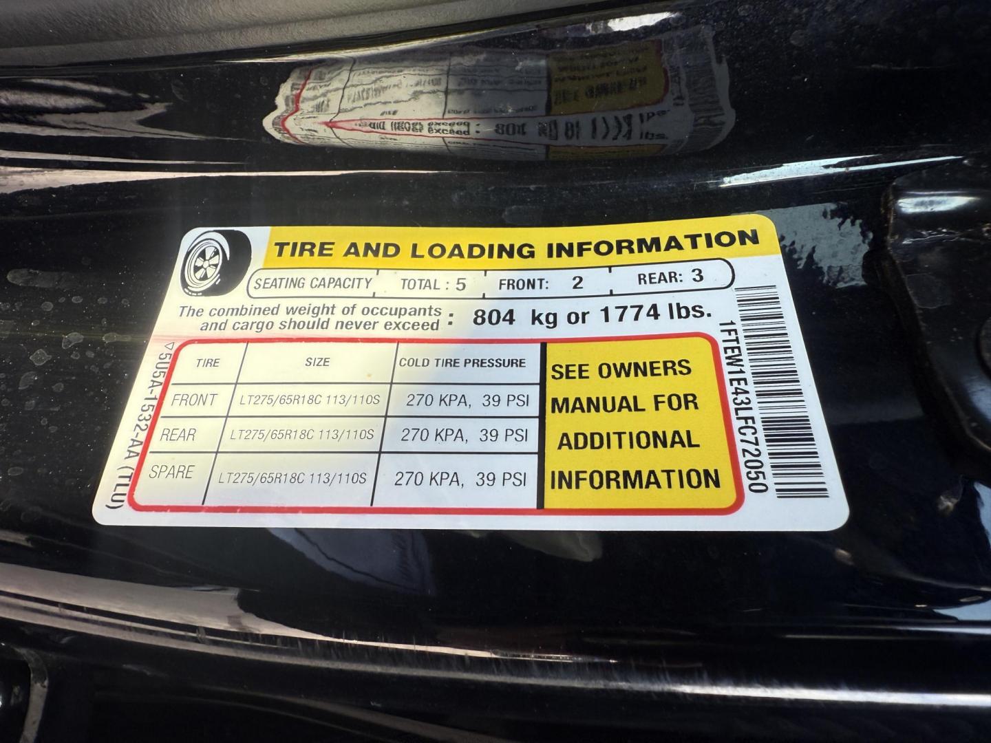 2020 Black /Black Ford F-150 XLT SuperCrew 5.5-ft. Bed 4WD (1FTEW1E43LF) with an 3.5L V6 TWIN TURBO engine, 10 Speed Auto transmission, located at 547 E. Main St., Orwell, OH, 44076, (440) 437-5893, 41.535435, -80.847855 - This 2020 Ford F-150 XLT Crew Cab 4WD with the 3.5L twin-turbo EcoBoost V6 engine and 10-speed automatic transmission offers impressive capability and technology, including a 10,500-pound towing capacity, 375 horsepower, and 470 lb-ft of torque, with selectable driving modes and a locking rear diffe - Photo#24
