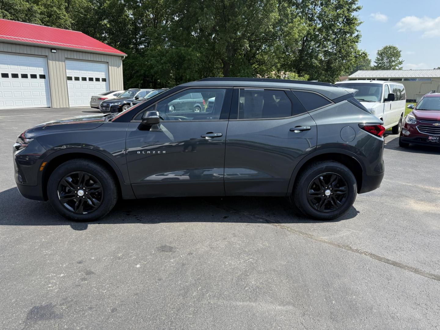 2020 Gray /Black Chevrolet Blazer 2LT AWD (3GNKBHRS9LS) with an 3.6L V6 DOHC 24V engine, 9A transmission, located at 547 E. Main St., Orwell, OH, 44076, (440) 437-5893, 41.535435, -80.847855 - This 2020 Chevrolet Blazer 2LT AWD is a sporty midsize SUV powered by a 3.6L V6 engine and 9-speed automatic transmission, delivering a robust 0-60 mph time of 6.1 seconds and a 4,500-pound towing capacity. It features a power driver’s seat, heated front seats, dual-zone automatic climate control, - Photo#13