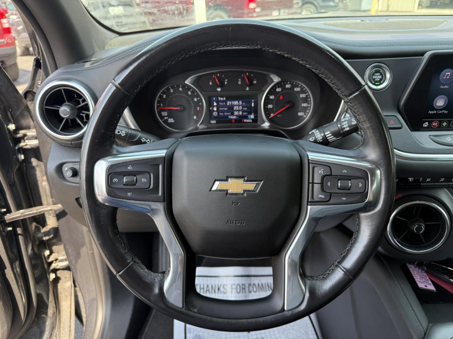 2020 Gray /Black Chevrolet Blazer 2LT AWD (3GNKBHRS9LS) with an 3.6L V6 DOHC 24V engine, 9A transmission, located at 547 E. Main St., Orwell, OH, 44076, (440) 437-5893, 41.535435, -80.847855 - This 2020 Chevrolet Blazer 2LT AWD is a sporty midsize SUV powered by a 3.6L V6 engine and 9-speed automatic transmission, delivering a robust 0-60 mph time of 6.1 seconds and a 4,500-pound towing capacity. It features a power driver’s seat, heated front seats, dual-zone automatic climate control, - Photo#26