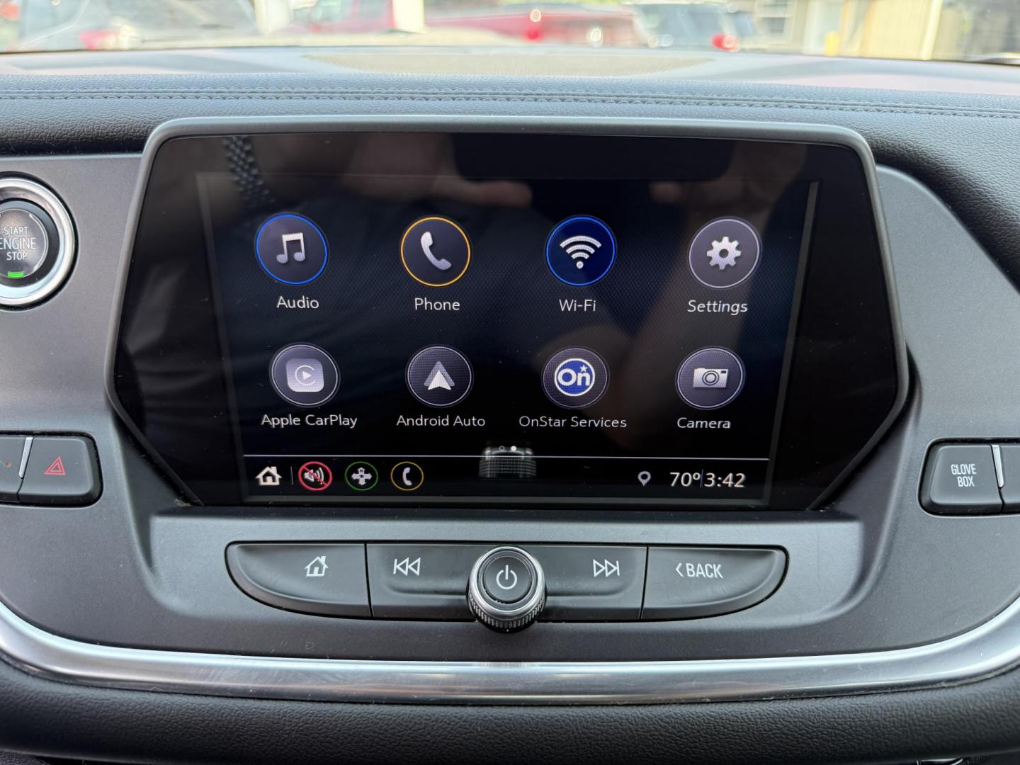 2020 Gray /Black Chevrolet Blazer 2LT AWD (3GNKBHRS9LS) with an 3.6L V6 DOHC 24V engine, 9A transmission, located at 547 E. Main St., Orwell, OH, 44076, (440) 437-5893, 41.535435, -80.847855 - This 2020 Chevrolet Blazer 2LT AWD is a sporty midsize SUV powered by a 3.6L V6 engine and 9-speed automatic transmission, delivering a robust 0-60 mph time of 6.1 seconds and a 4,500-pound towing capacity. It features a power driver’s seat, heated front seats, dual-zone automatic climate control, - Photo#27