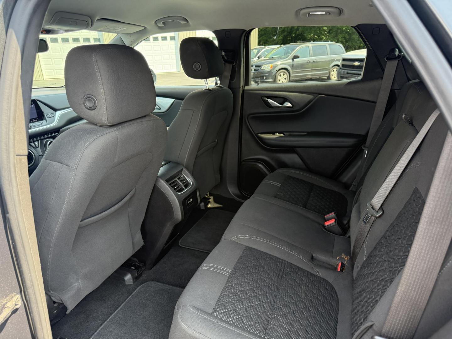 2020 Gray /Black Chevrolet Blazer 2LT AWD (3GNKBHRS9LS) with an 3.6L V6 DOHC 24V engine, 9A transmission, located at 547 E. Main St., Orwell, OH, 44076, (440) 437-5893, 41.535435, -80.847855 - This 2020 Chevrolet Blazer 2LT AWD is a sporty midsize SUV powered by a 3.6L V6 engine and 9-speed automatic transmission, delivering a robust 0-60 mph time of 6.1 seconds and a 4,500-pound towing capacity. It features a power driver’s seat, heated front seats, dual-zone automatic climate control, - Photo#35