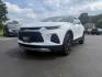 2021 White /Black Chevrolet Blazer 2LT AWD (3GNKBHRS1MS) with an 3.6L V6 DOHC 24V engine, 9A transmission, located at 547 E. Main St., Orwell, OH, 44076, (440) 437-5893, 41.535435, -80.847855 - This 2021 Chevrolet Blazer 2LT AWD is a sporty midsize SUV powered by a 3.6L V6 engine and 9-speed automatic transmission, delivering a robust 0-60 mph time of 6.1 seconds and a 4,500-pound towing capacity. It features a power driver’s seat, heated front seats, dual-zone automatic climate control, - Photo#0