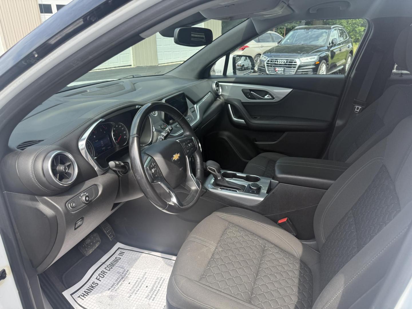 2021 White /Black Chevrolet Blazer 2LT AWD (3GNKBHRS1MS) with an 3.6L V6 DOHC 24V engine, 9A transmission, located at 547 E. Main St., Orwell, OH, 44076, (440) 437-5893, 41.535435, -80.847855 - This 2021 Chevrolet Blazer 2LT AWD is a sporty midsize SUV powered by a 3.6L V6 engine and 9-speed automatic transmission, delivering a robust 0-60 mph time of 6.1 seconds and a 4,500-pound towing capacity. It features a power driver’s seat, heated front seats, dual-zone automatic climate control, - Photo#16