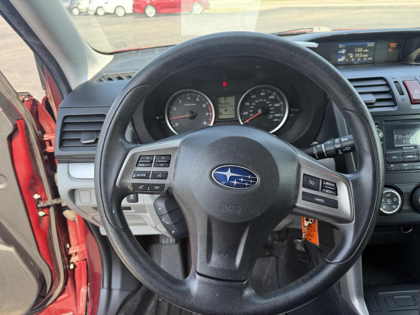 2015 Red /Gray Subaru Forester 2.5i (JF2SJABC5FH) with an 2.5L H4 DOHC 16V engine, Automatic transmission, located at 11115 Chardon Rd. , Chardon, OH, 44024, (440) 214-9705, 41.580246, -81.241943 - This One Owner 2015 Subaru Forester 2.5i features a 2.5-liter H4 (horizontally opposed 4-cylinder) engine paired with Subaru's signature Symmetrical All-Wheel Drive system, delivering reliable traction and stability in various driving conditions. It offers an impressive EPA-estimated 31 MPG on the h - Photo#22