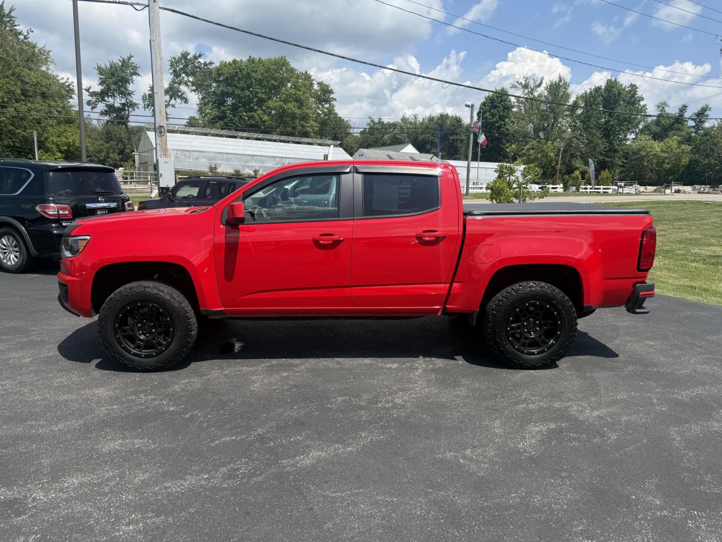 2020 Red /Gray Chevrolet Colorado Work Truck Crew Cab 4WD Short Box (1GCGTBEN3L1) with an 3.6L V6 DOHC 24V GAS engine, 8-Speed Automatic transmission, located at 11115 Chardon Rd. , Chardon, OH, 44024, (440) 214-9705, 41.580246, -81.241943 - This One Owner 2020 Chevrolet Colorado Work Truck Crew Cab 4WD with the 3.6L V6 engine and 8-speed automatic transmission offers strong performance and capability, especially with its 3.42 rear axle gearing for balanced power and efficiency. This model features a 7.0" touchscreen infotainment system - Photo#14