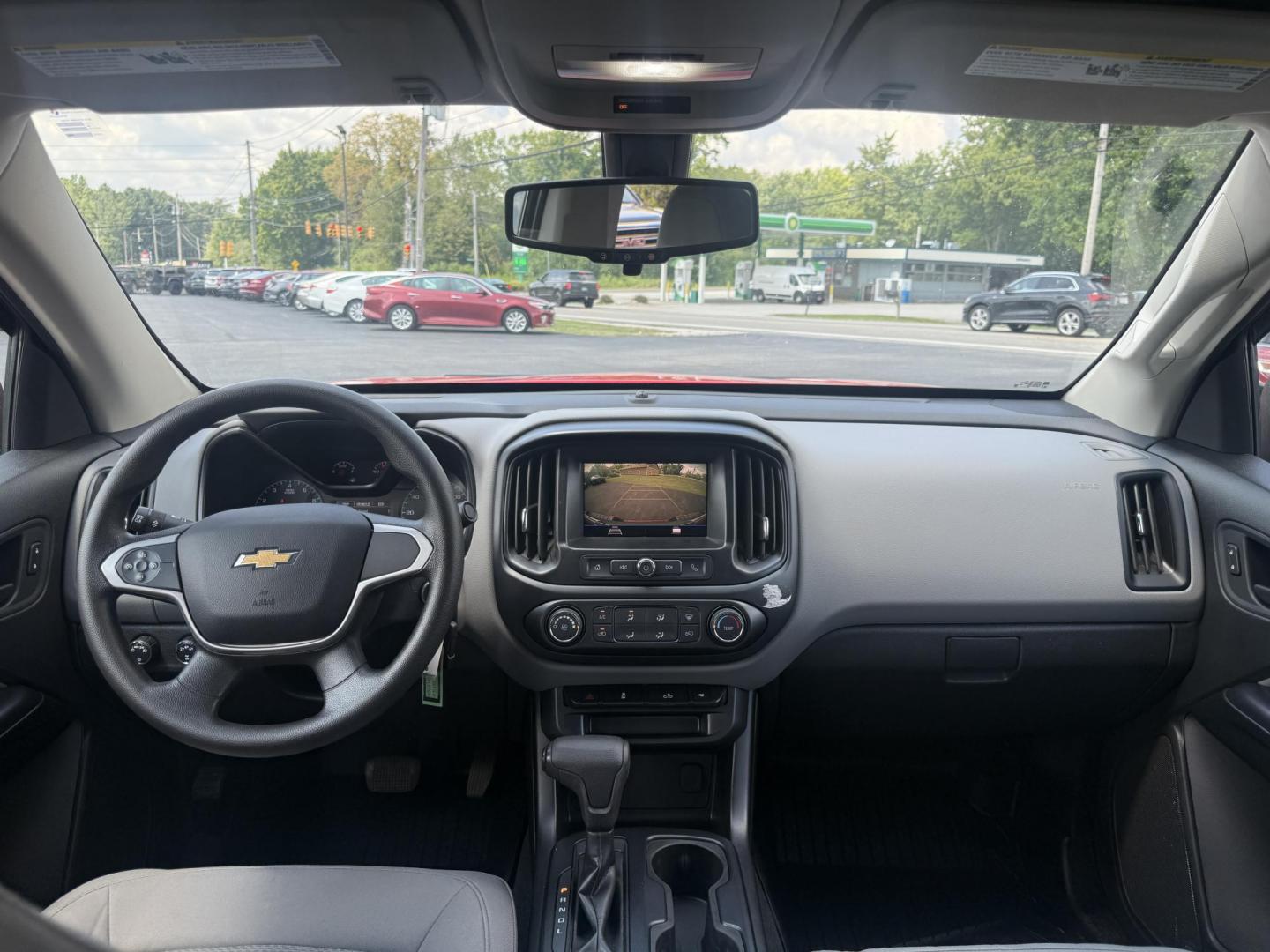 2020 Red /Gray Chevrolet Colorado Work Truck Crew Cab 4WD Short Box (1GCGTBEN3L1) with an 3.6L V6 DOHC 24V GAS engine, 8-Speed Automatic transmission, located at 11115 Chardon Rd. , Chardon, OH, 44024, (440) 214-9705, 41.580246, -81.241943 - This One Owner 2020 Chevrolet Colorado Work Truck Crew Cab 4WD with the 3.6L V6 engine and 8-speed automatic transmission offers strong performance and capability, especially with its 3.42 rear axle gearing for balanced power and efficiency. This model features a 7.0" touchscreen infotainment system - Photo#35