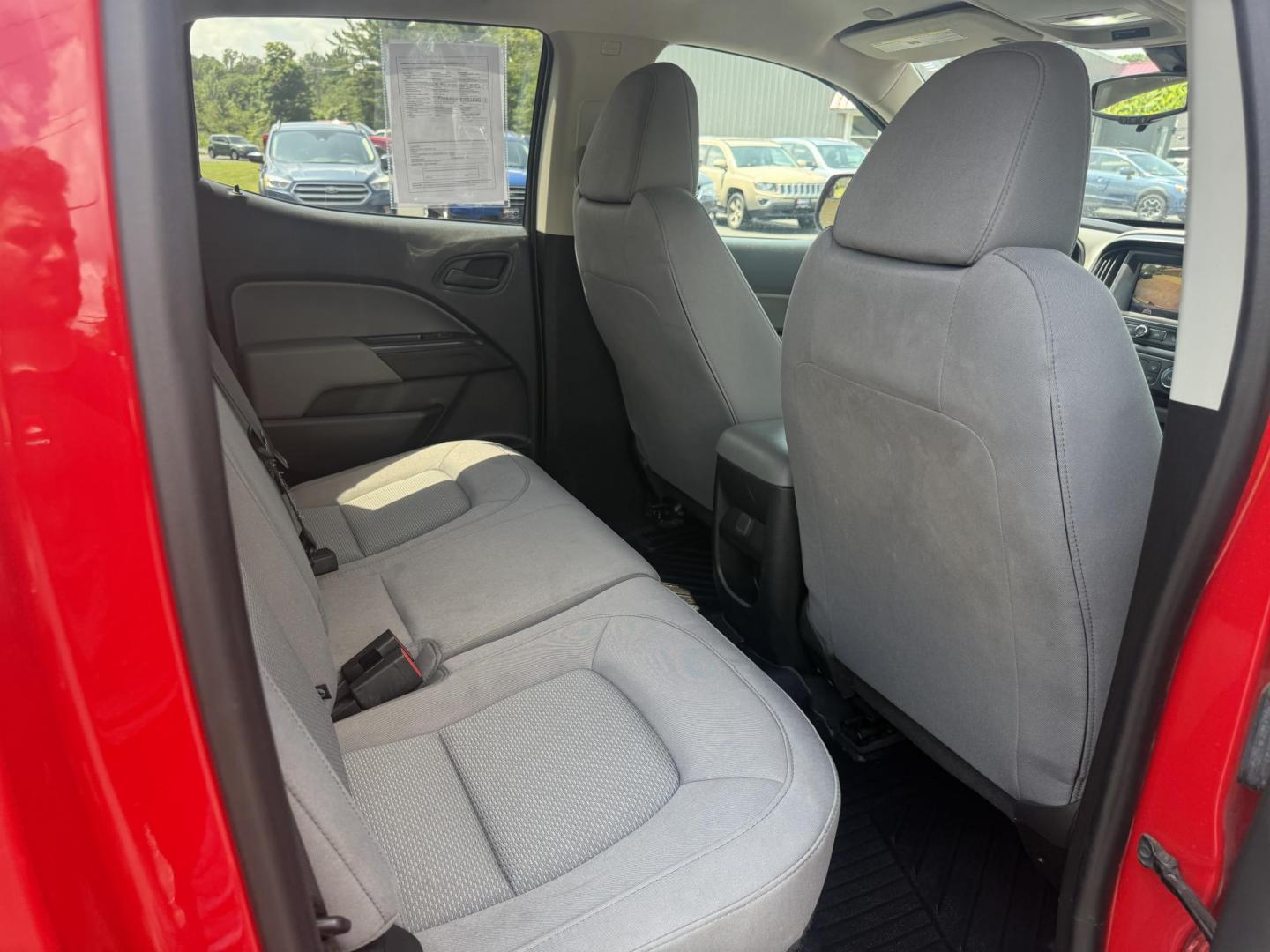 2020 Red /Gray Chevrolet Colorado Work Truck Crew Cab 4WD Short Box (1GCGTBEN3L1) with an 3.6L V6 DOHC 24V GAS engine, 8-Speed Automatic transmission, located at 11115 Chardon Rd. , Chardon, OH, 44024, (440) 214-9705, 41.580246, -81.241943 - This One Owner 2020 Chevrolet Colorado Work Truck Crew Cab 4WD with the 3.6L V6 engine and 8-speed automatic transmission offers strong performance and capability, especially with its 3.42 rear axle gearing for balanced power and efficiency. This model features a 7.0" touchscreen infotainment system - Photo#36
