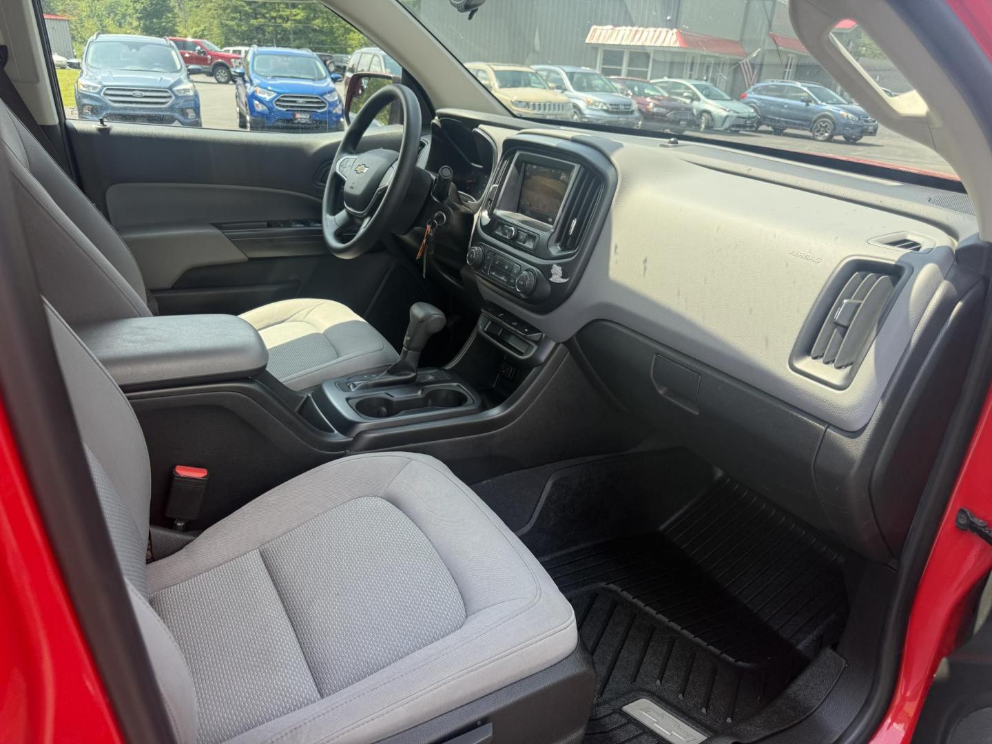 2020 Red /Gray Chevrolet Colorado Work Truck Crew Cab 4WD Short Box (1GCGTBEN3L1) with an 3.6L V6 DOHC 24V GAS engine, 8-Speed Automatic transmission, located at 11115 Chardon Rd. , Chardon, OH, 44024, (440) 214-9705, 41.580246, -81.241943 - This One Owner 2020 Chevrolet Colorado Work Truck Crew Cab 4WD with the 3.6L V6 engine and 8-speed automatic transmission offers strong performance and capability, especially with its 3.42 rear axle gearing for balanced power and efficiency. This model features a 7.0" touchscreen infotainment system - Photo#38
