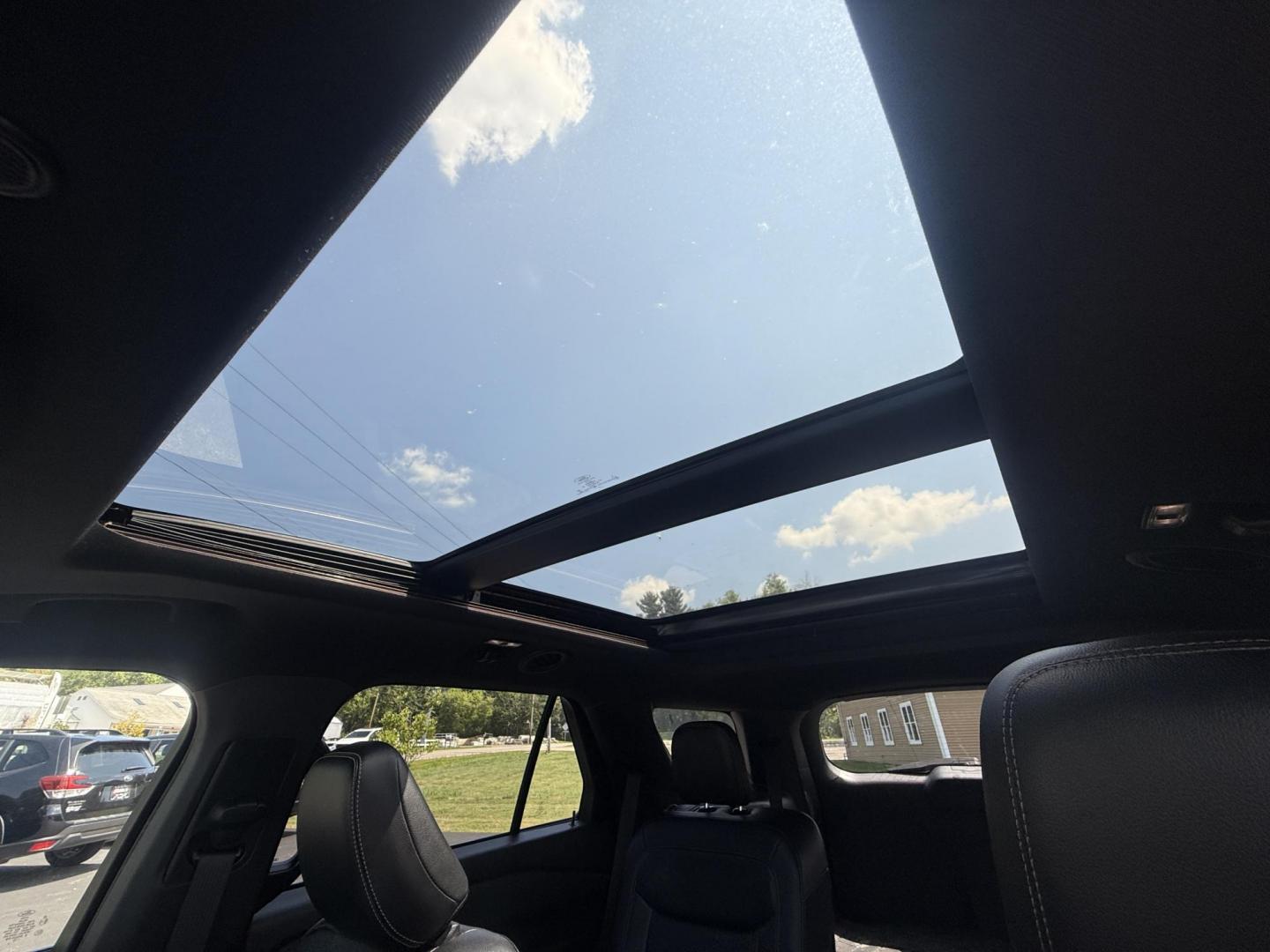 2020 Silver /Black Ford Explorer XLT AWD (1FMSK8DH4LG) with an 2.3L I4 DOHC 16V Turbo engine, 10A transmission, located at 11115 Chardon Rd. , Chardon, OH, 44024, (440) 214-9705, 41.580246, -81.241943 - This 2020 Ford Explorer XLT 4WD with the 2.3L turbocharged I4 EcoBoost engine and 10-speed automatic transmission offers a blend of performance and efficiency, achieving up to 27 MPG highway. It features a leather interior with power and heated front seats, heated second-row captain’s chairs, and - Photo#31