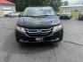 2014 Black /Gray Honda Odyssey EX-L (5FNRL5H6XEB) with an 3.5L V6 SOHC 24V engine, 6-Speed Automatic transmission, located at 547 E. Main St., Orwell, OH, 44076, (440) 437-5893, 41.535435, -80.847855 - This 2014 Honda Odyssey EX-L with Navigation is a well-equipped minivan featuring a 3.5L V6 engine and a 6-speed automatic transmission, delivering up to 27 MPG on the highway. It offers a comfortable ride with leather, heated, and power front seats, tri-zone automatic climate control, and a power m - Photo#1