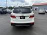 2016 White /Gray Hyundai Santa Fe SE AWD (KM8SMDHF7GU) with an 3.3L V6 DOHC 24V engine, 6A transmission, located at 547 E. Main St., Orwell, OH, 44076, (440) 437-5893, 41.535435, -80.847855 - Photo#8