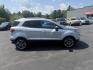 2018 Silver /Gray Ford EcoSport Titanium AWD (MAJ6P1WL0JC) with an 2.0L I4 DOHC 16V engine, 6-Speed Automatic transmission, located at 11115 Chardon Rd. , Chardon, OH, 44024, (440) 214-9705, 41.580246, -81.241943 - This 2018 Ford EcoSport Titanium 4WD features a 2.0L I4 engine paired with a 6-speed automatic transmission, delivering up to 29 MPG on the highway. It boasts a leather interior with heated front seats, a single-zone automatic climate control system, and a premium B&O sound system. Technological ame - Photo#5