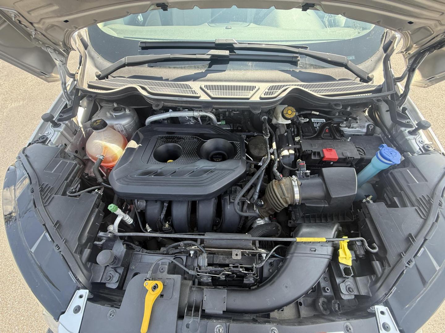 2018 Silver /Gray Ford EcoSport Titanium AWD (MAJ6P1WL0JC) with an 2.0L I4 DOHC 16V engine, 6-Speed Automatic transmission, located at 11115 Chardon Rd. , Chardon, OH, 44024, (440) 214-9705, 41.580246, -81.241943 - This 2018 Ford EcoSport Titanium 4WD features a 2.0L I4 engine paired with a 6-speed automatic transmission, delivering up to 29 MPG on the highway. It boasts a leather interior with heated front seats, a single-zone automatic climate control system, and a premium B&O sound system. Technological ame - Photo#14