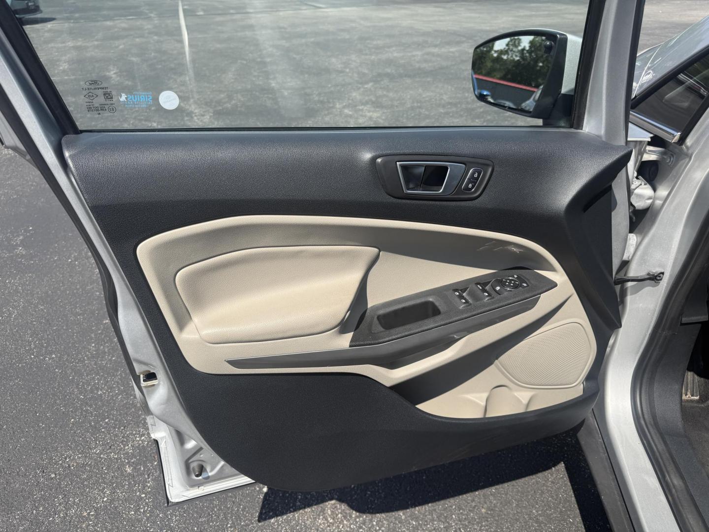 2018 Silver /Gray Ford EcoSport Titanium AWD (MAJ6P1WL0JC) with an 2.0L I4 DOHC 16V engine, 6-Speed Automatic transmission, located at 11115 Chardon Rd. , Chardon, OH, 44024, (440) 214-9705, 41.580246, -81.241943 - This 2018 Ford EcoSport Titanium 4WD features a 2.0L I4 engine paired with a 6-speed automatic transmission, delivering up to 29 MPG on the highway. It boasts a leather interior with heated front seats, a single-zone automatic climate control system, and a premium B&O sound system. Technological ame - Photo#17