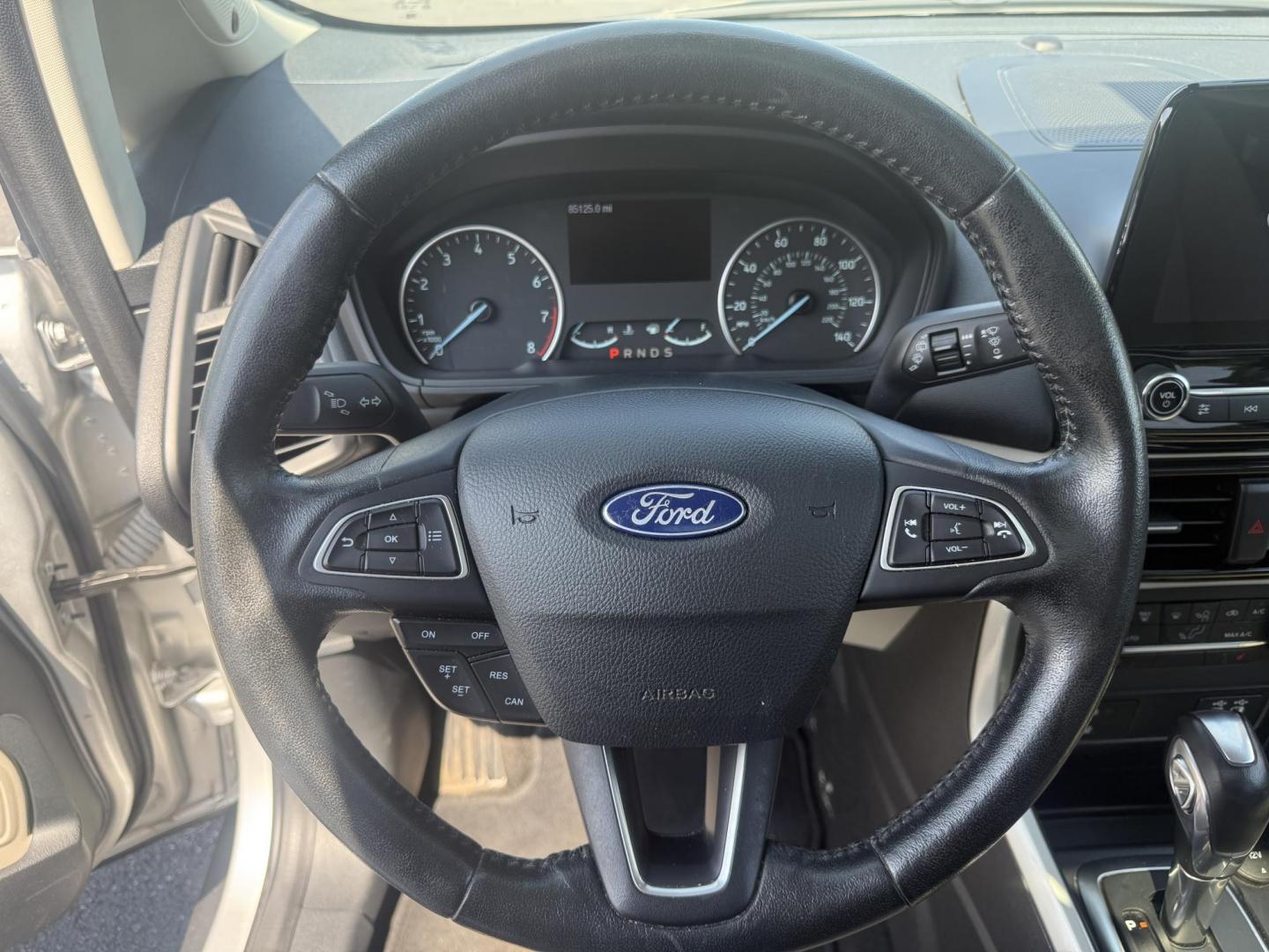 2018 Silver /Gray Ford EcoSport Titanium AWD (MAJ6P1WL0JC) with an 2.0L I4 DOHC 16V engine, 6-Speed Automatic transmission, located at 11115 Chardon Rd. , Chardon, OH, 44024, (440) 214-9705, 41.580246, -81.241943 - This 2018 Ford EcoSport Titanium 4WD features a 2.0L I4 engine paired with a 6-speed automatic transmission, delivering up to 29 MPG on the highway. It boasts a leather interior with heated front seats, a single-zone automatic climate control system, and a premium B&O sound system. Technological ame - Photo#25