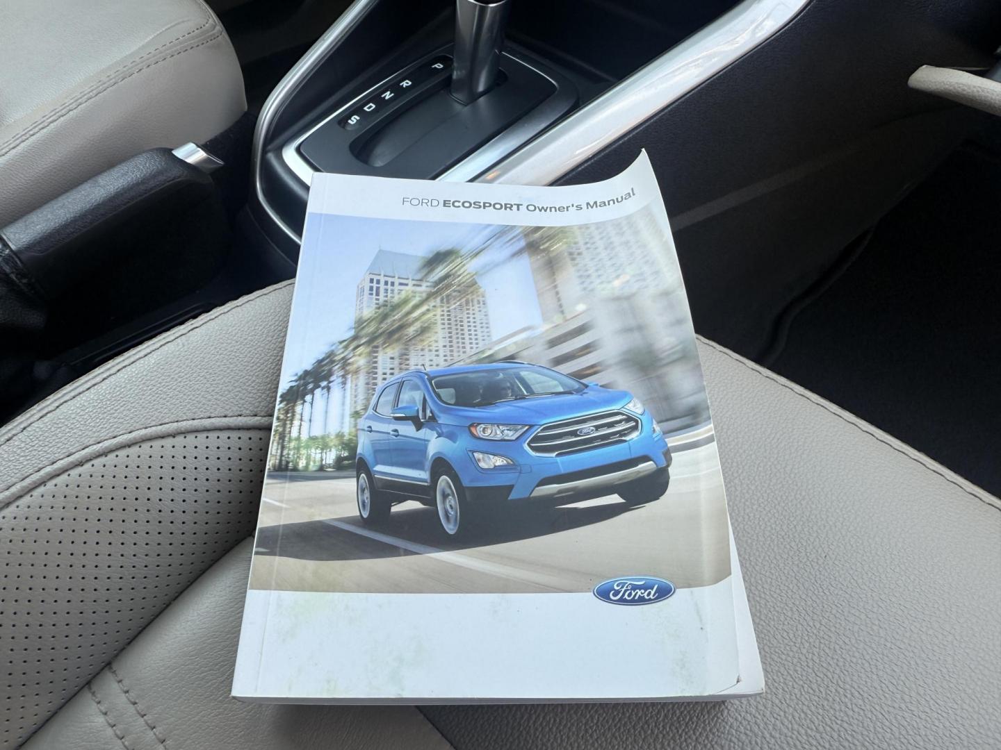 2018 Silver /Gray Ford EcoSport Titanium AWD (MAJ6P1WL0JC) with an 2.0L I4 DOHC 16V engine, 6-Speed Automatic transmission, located at 11115 Chardon Rd. , Chardon, OH, 44024, (440) 214-9705, 41.580246, -81.241943 - This 2018 Ford EcoSport Titanium 4WD features a 2.0L I4 engine paired with a 6-speed automatic transmission, delivering up to 29 MPG on the highway. It boasts a leather interior with heated front seats, a single-zone automatic climate control system, and a premium B&O sound system. Technological ame - Photo#45