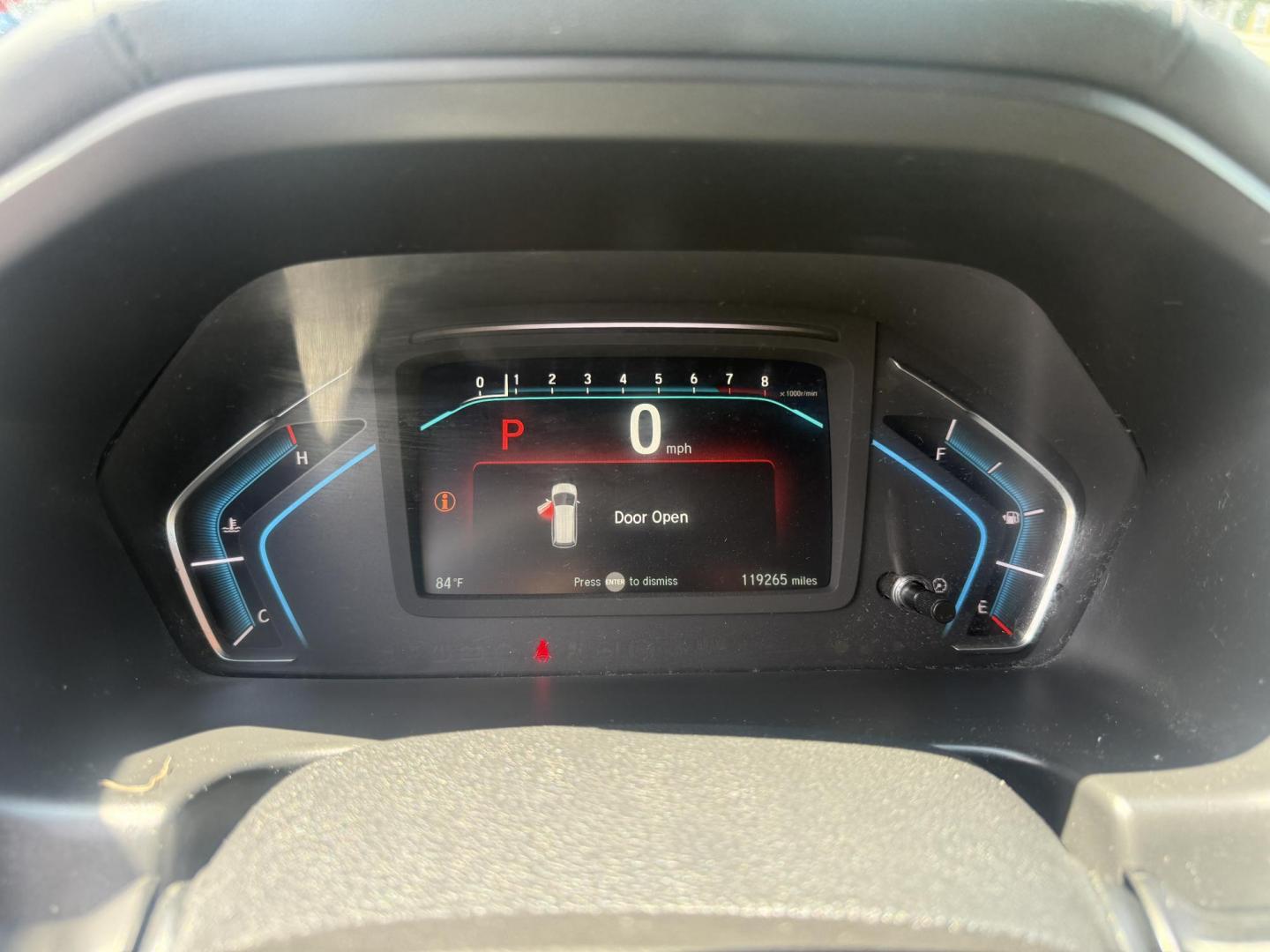 2018 Black /Gray Honda Odyssey EX (5FNRL6H53JB) with an 3.5L V6 SOHC 24V engine, 9 Speed Automatic transmission, located at 11115 Chardon Rd. , Chardon, OH, 44024, (440) 214-9705, 41.580246, -81.241943 - This 2018 Honda Odyssey EX is a family-friendly minivan powered by a 3.5L V6 engine paired with a 9-speed automatic transmission, achieving approximately 28 MPG on the highway. It features an 8.0" touchscreen infotainment system, a 7.0" gauge cluster screen, and supports Apple CarPlay and Android Au - Photo#21