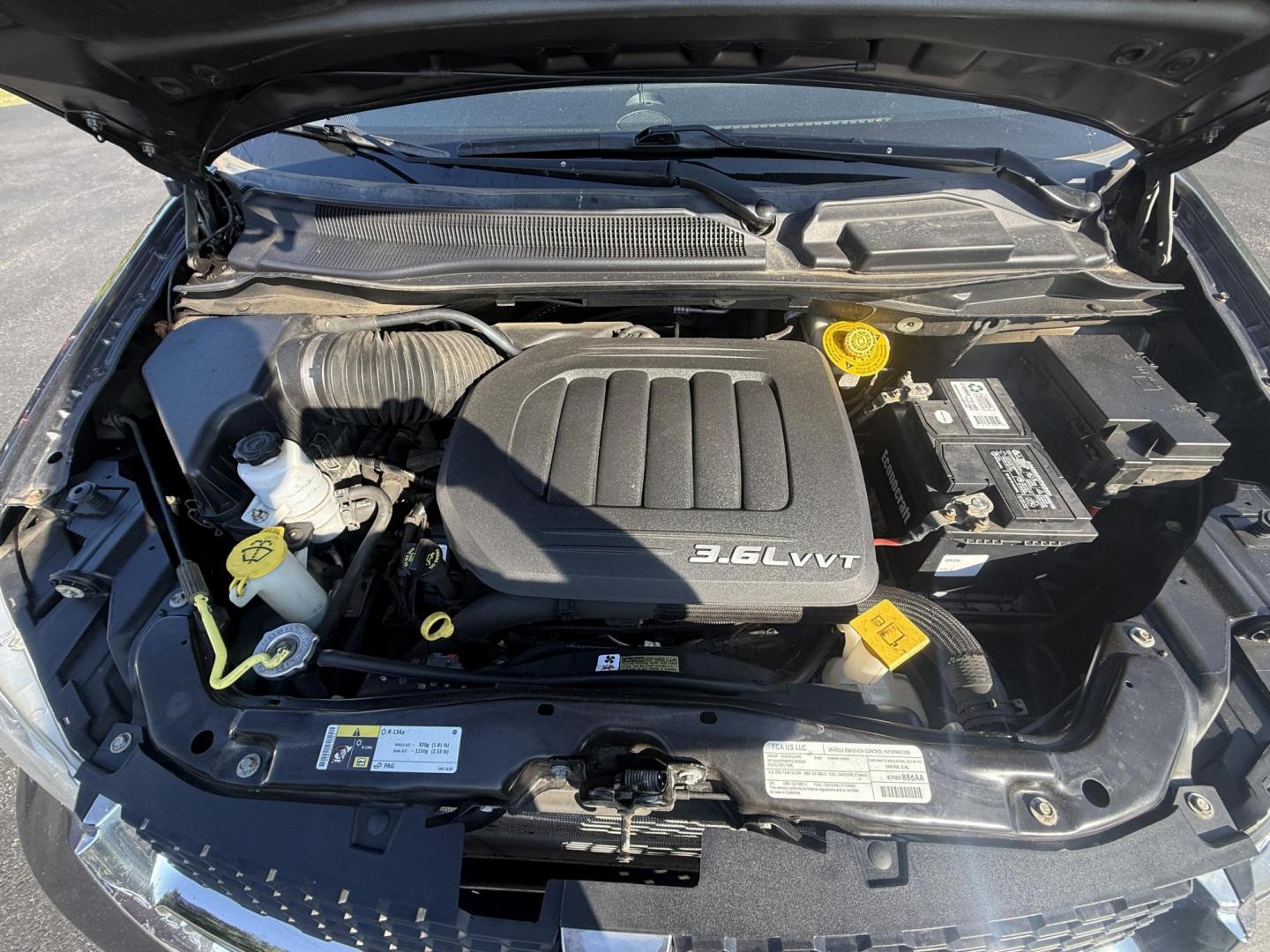 2017 Gray /Black Dodge Grand Caravan SE (2C4RDGBG0HR) with an 3.6L V6 DOHC 24V FFV engine, 6A transmission, located at 11115 Chardon Rd. , Chardon, OH, 44024, (440) 214-9705, 41.580246, -81.241943 - This 2017 Dodge Grand Caravan SE is a versatile minivan powered by a 3.6L Pentastar V6 engine with a 6-speed automatic transmission, offering practical features like daytime running lights, flex-fuel capability, and a power driver's seat. It provides comfortable seating with 2nd-row captain’s chai - Photo#14