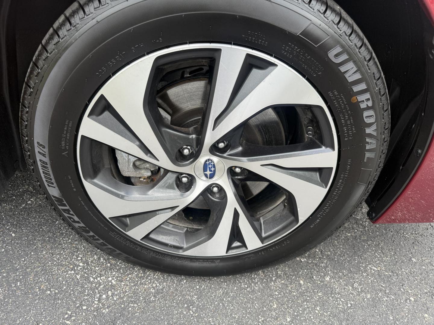 2023 Red /Black Subaru Legacy Premium (4S3BWAC6XP3) with an 2.5L H4 DOHC 16V engine, Automatic transmission, located at 11115 Chardon Rd. , Chardon, OH, 44024, (440) 214-9705, 41.580246, -81.241943 - This One Owner 2023 Subaru Legacy Premium, equipped with a 2.5L H4 engine and Symmetrical All-Wheel Drive, offers up to 35 MPG on the highway. It features full LED exterior lighting, a power driver's seat, Subaru's EyeSight Driver Assist suite (including adaptive cruise control, lane keep assist, an - Photo#4