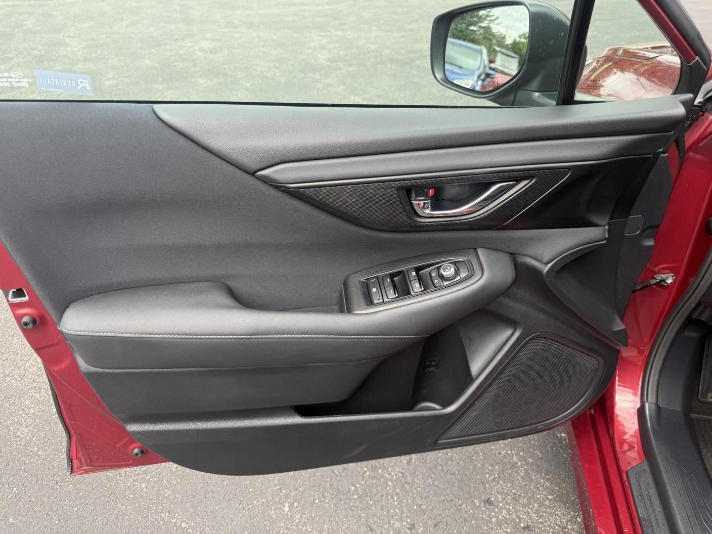 2023 Red /Black Subaru Legacy Premium (4S3BWAC6XP3) with an 2.5L H4 DOHC 16V engine, Automatic transmission, located at 11115 Chardon Rd. , Chardon, OH, 44024, (440) 214-9705, 41.580246, -81.241943 - This One Owner 2023 Subaru Legacy Premium, equipped with a 2.5L H4 engine and Symmetrical All-Wheel Drive, offers up to 35 MPG on the highway. It features full LED exterior lighting, a power driver's seat, Subaru's EyeSight Driver Assist suite (including adaptive cruise control, lane keep assist, an - Photo#16