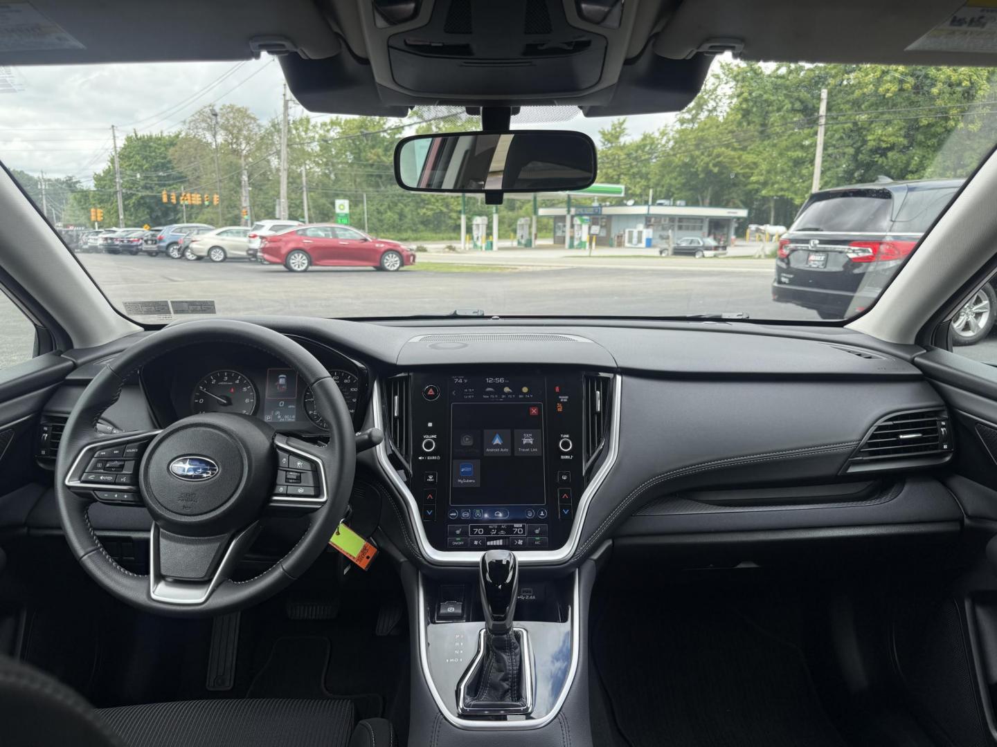 2023 Red /Black Subaru Legacy Premium (4S3BWAC6XP3) with an 2.5L H4 DOHC 16V engine, Automatic transmission, located at 11115 Chardon Rd. , Chardon, OH, 44024, (440) 214-9705, 41.580246, -81.241943 - This One Owner 2023 Subaru Legacy Premium, equipped with a 2.5L H4 engine and Symmetrical All-Wheel Drive, offers up to 35 MPG on the highway. It features full LED exterior lighting, a power driver's seat, Subaru's EyeSight Driver Assist suite (including adaptive cruise control, lane keep assist, an - Photo#35