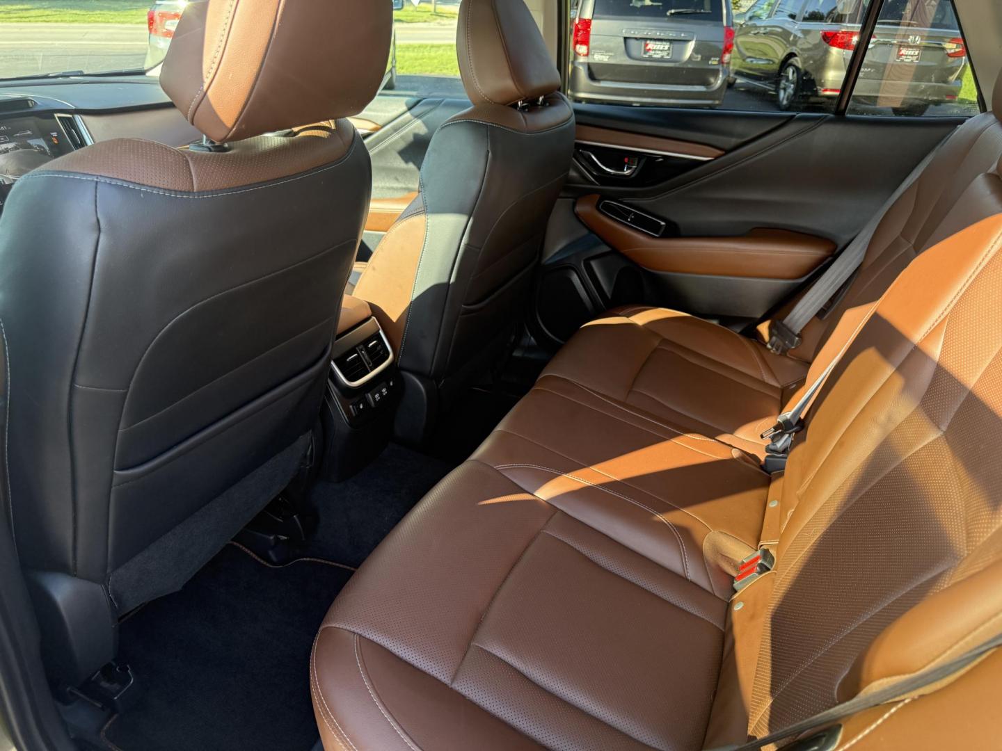 2020 Green /Brown Subaru Outback Touring (4S4BTAPC4L3) with an 2.5L H4 DOHC 16V engine, Automatic transmission, located at 11115 Chardon Rd. , Chardon, OH, 44024, (440) 214-9705, 41.580246, -81.241943 - This One Owner 2020 Subaru Outback Touring with a 2.5L H4 engine and Symmetrical AWD delivers excellent versatility and efficiency, reaching up to 33 MPG highway. It boasts a luxurious leather interior, heated and cooled power front seats, dual-zone automatic climate control, a large 11.6-inch touch - Photo#41