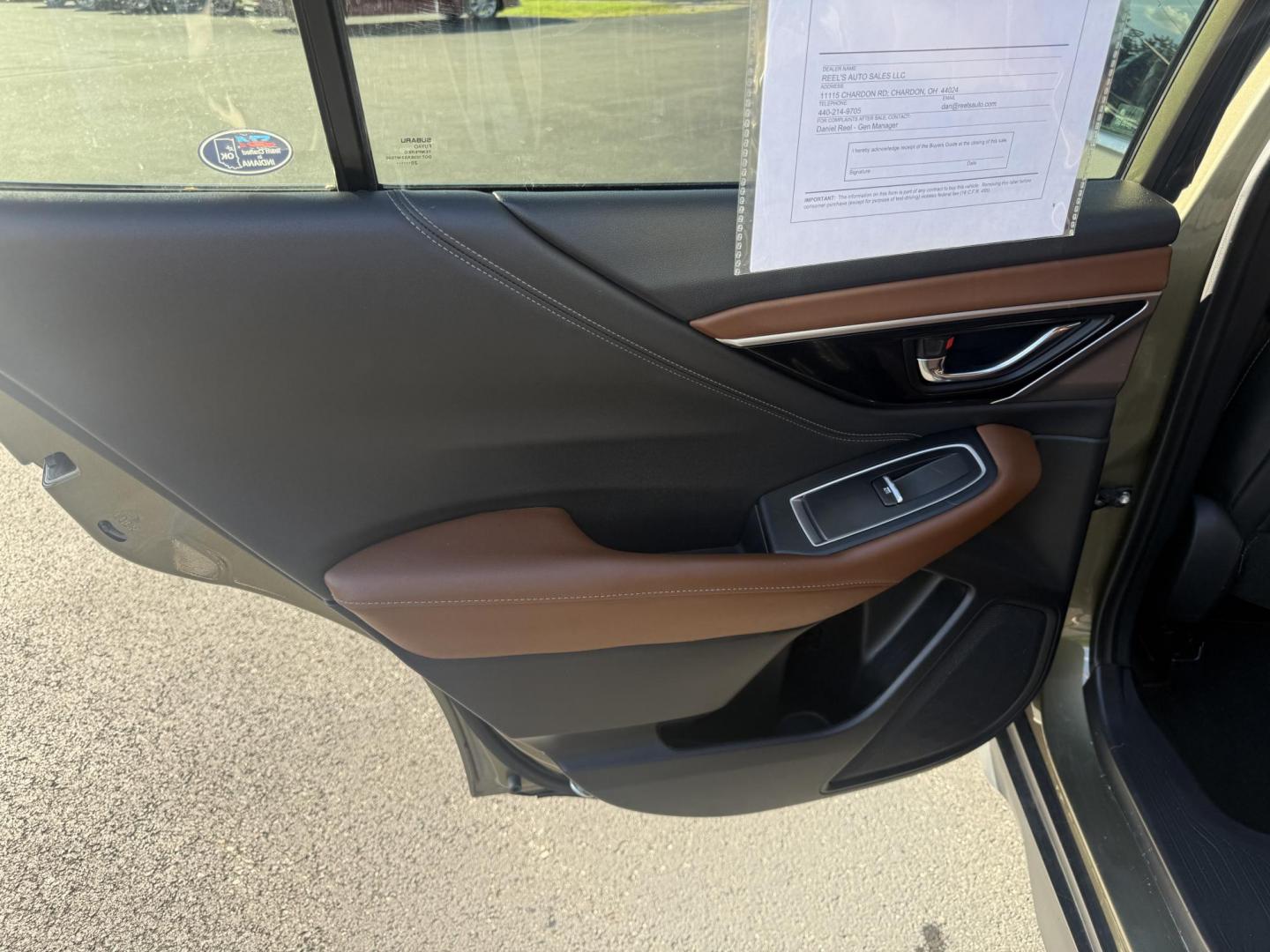 2020 Green /Brown Subaru Outback Touring (4S4BTAPC4L3) with an 2.5L H4 DOHC 16V engine, Automatic transmission, located at 11115 Chardon Rd. , Chardon, OH, 44024, (440) 214-9705, 41.580246, -81.241943 - This One Owner 2020 Subaru Outback Touring with a 2.5L H4 engine and Symmetrical AWD delivers excellent versatility and efficiency, reaching up to 33 MPG highway. It boasts a luxurious leather interior, heated and cooled power front seats, dual-zone automatic climate control, a large 11.6-inch touch - Photo#42