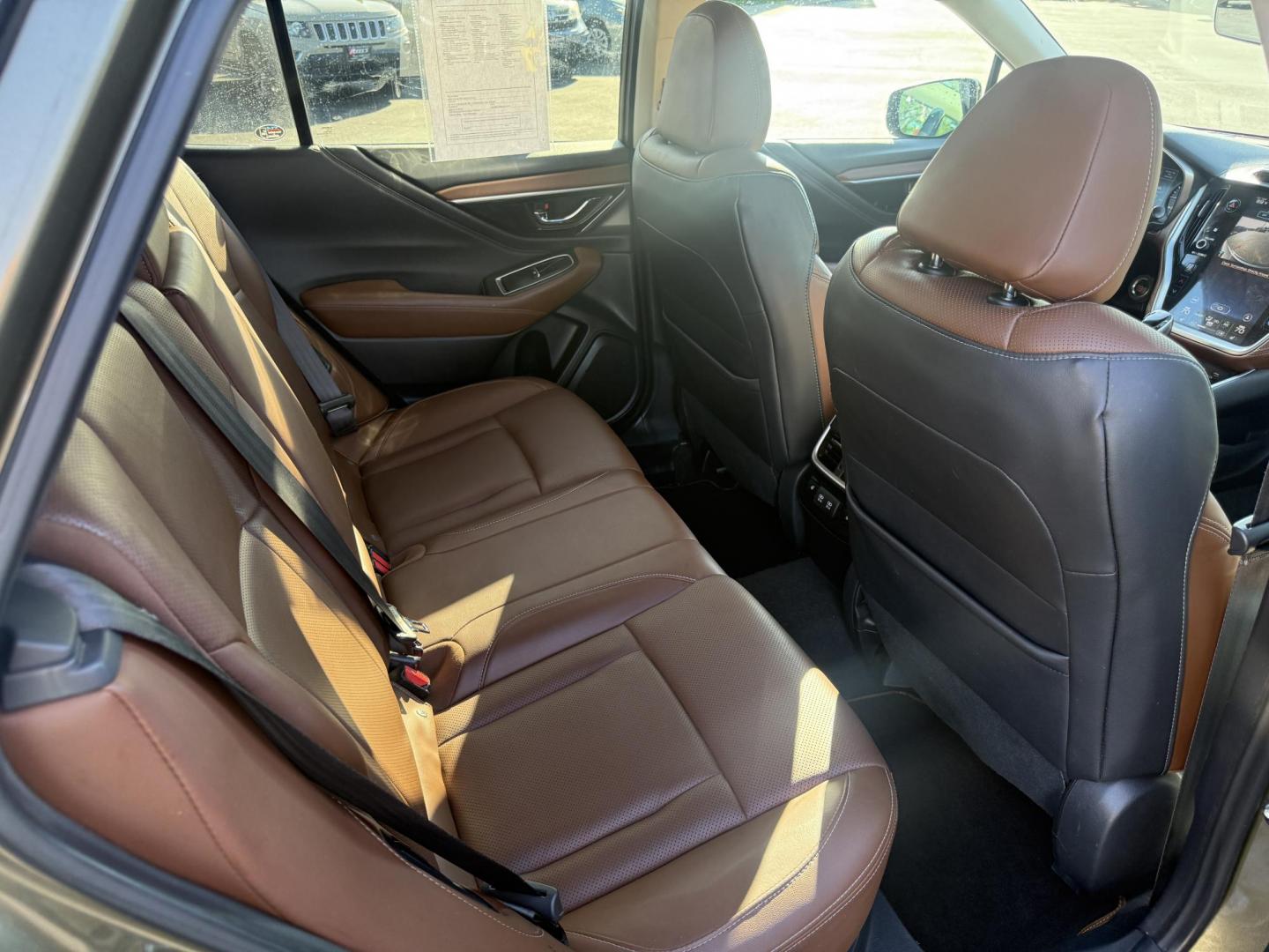 2020 Green /Brown Subaru Outback Touring (4S4BTAPC4L3) with an 2.5L H4 DOHC 16V engine, Automatic transmission, located at 11115 Chardon Rd. , Chardon, OH, 44024, (440) 214-9705, 41.580246, -81.241943 - This One Owner 2020 Subaru Outback Touring with a 2.5L H4 engine and Symmetrical AWD delivers excellent versatility and efficiency, reaching up to 33 MPG highway. It boasts a luxurious leather interior, heated and cooled power front seats, dual-zone automatic climate control, a large 11.6-inch touch - Photo#51