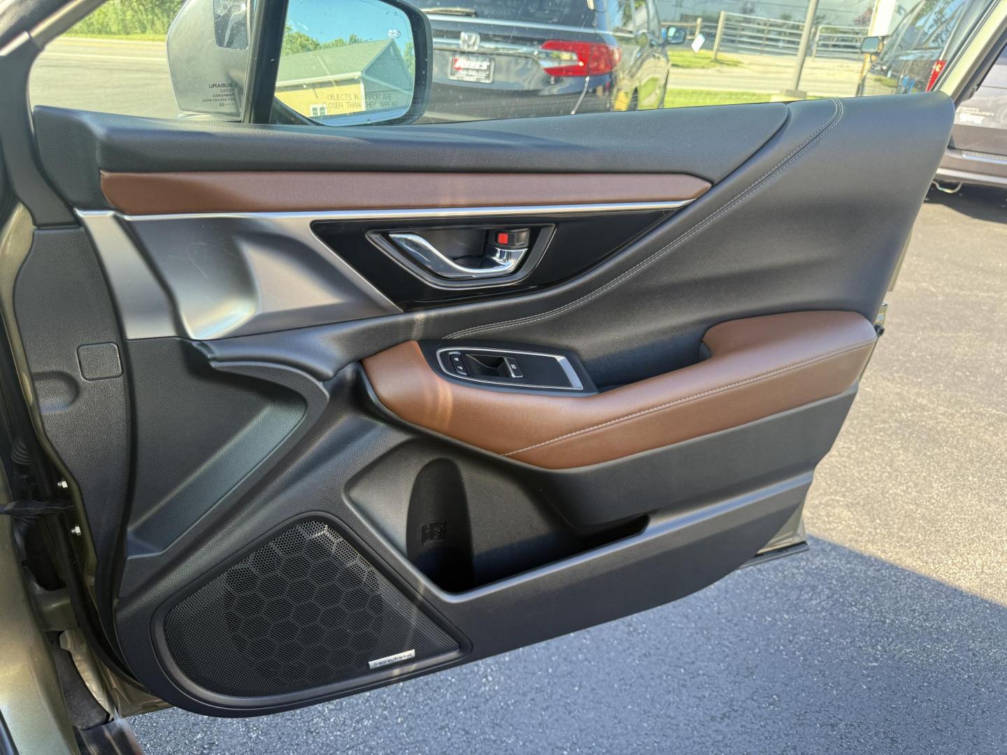 2020 Green /Brown Subaru Outback Touring (4S4BTAPC4L3) with an 2.5L H4 DOHC 16V engine, Automatic transmission, located at 11115 Chardon Rd. , Chardon, OH, 44024, (440) 214-9705, 41.580246, -81.241943 - This One Owner 2020 Subaru Outback Touring with a 2.5L H4 engine and Symmetrical AWD delivers excellent versatility and efficiency, reaching up to 33 MPG highway. It boasts a luxurious leather interior, heated and cooled power front seats, dual-zone automatic climate control, a large 11.6-inch touch - Photo#58