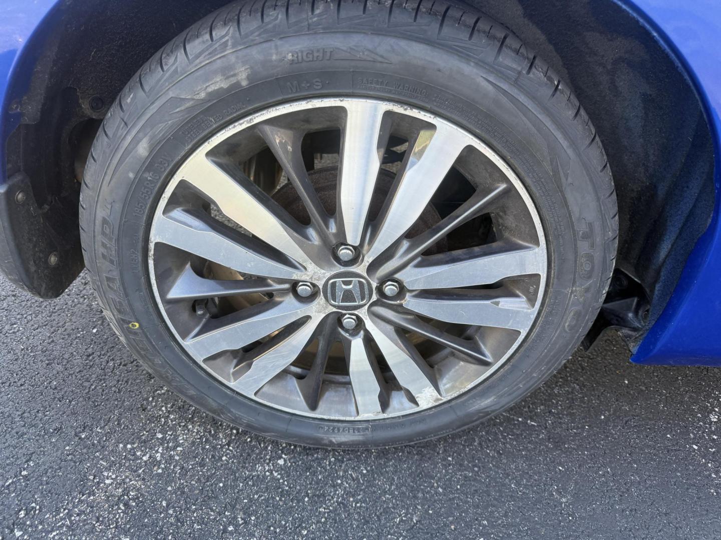 2016 Blue /Black Honda Fit EX-L CVT (3HGGK5H88GM) with an 1.5L I4 SOHC 16V engine, Automatic transmission, located at 11115 Chardon Rd. , Chardon, OH, 44024, (440) 214-9705, 41.580246, -81.241943 - This 2016 Honda Fit EX-L, powered by a 1.5L I4 engine, delivers impressive efficiency with up to 40 MPG highway and packs a surprising array of premium features for its class, including leather interior, heated front seats, a power moonroof, and a 7-inch touchscreen with push-button start. Safety an - Photo#6