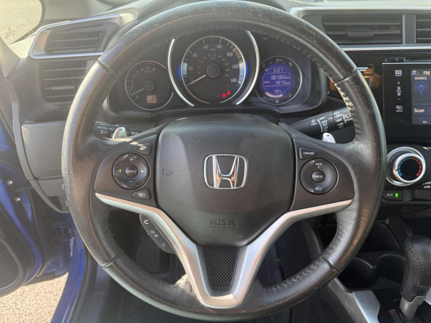 2016 Blue /Black Honda Fit EX-L CVT (3HGGK5H88GM) with an 1.5L I4 SOHC 16V engine, Automatic transmission, located at 11115 Chardon Rd. , Chardon, OH, 44024, (440) 214-9705, 41.580246, -81.241943 - This 2016 Honda Fit EX-L, powered by a 1.5L I4 engine, delivers impressive efficiency with up to 40 MPG highway and packs a surprising array of premium features for its class, including leather interior, heated front seats, a power moonroof, and a 7-inch touchscreen with push-button start. Safety an - Photo#22