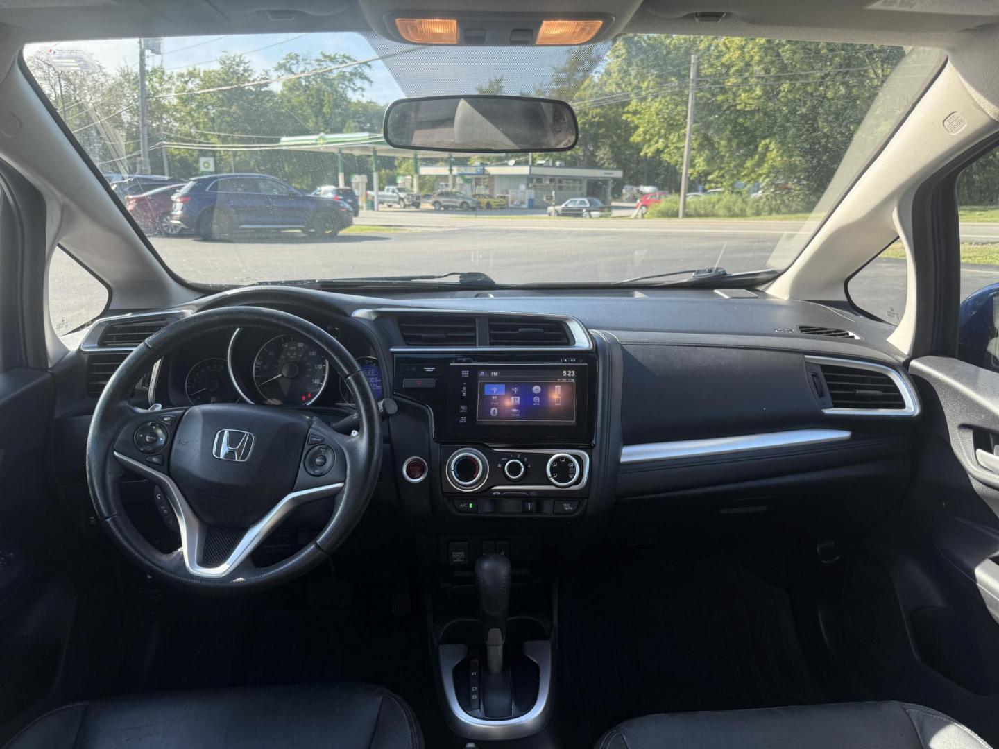 2016 Blue /Black Honda Fit EX-L CVT (3HGGK5H88GM) with an 1.5L I4 SOHC 16V engine, Automatic transmission, located at 11115 Chardon Rd. , Chardon, OH, 44024, (440) 214-9705, 41.580246, -81.241943 - This 2016 Honda Fit EX-L, powered by a 1.5L I4 engine, delivers impressive efficiency with up to 40 MPG highway and packs a surprising array of premium features for its class, including leather interior, heated front seats, a power moonroof, and a 7-inch touchscreen with push-button start. Safety an - Photo#34