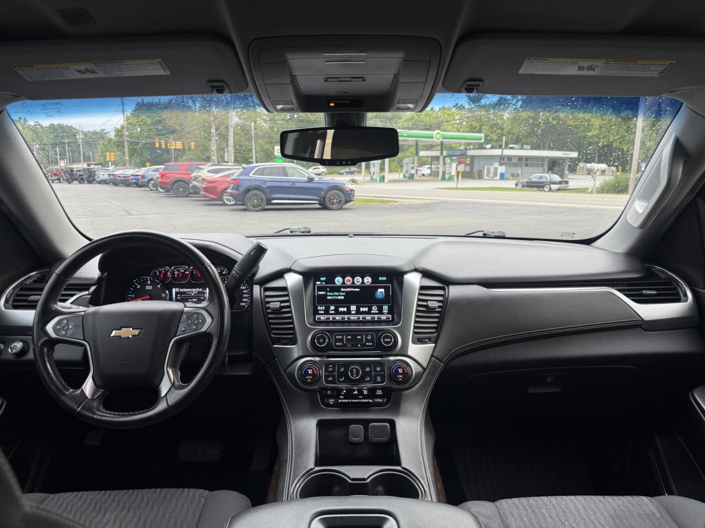 2019 Black /Black Chevrolet Tahoe LS 4WD (1GNSKAKC1KR) with an 5.3L V8 OHV 16V engine, 6A transmission, located at 11115 Chardon Rd. , Chardon, OH, 44024, (440) 214-9705, 41.580246, -81.241943 - This 2019 Chevrolet Tahoe LS 4WD features a robust 5.3L EcoTec3 V8 engine paired with a 6-speed automatic transmission and 3.08 gearing, offering solid performance and a 6,200-pound towing capacity—suitable for family trips and light towing tasks. It comes well-equipped with power front seats, tri - Photo#34