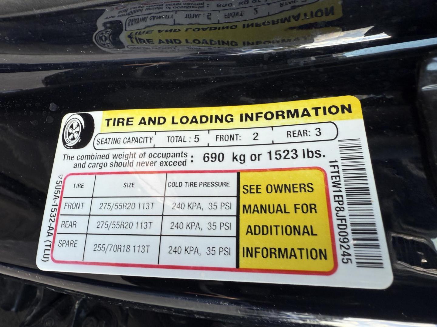 2018 Black /Black Ford F-150 XLT SuperCrew 5.5-ft. Bed 4WD (1FTEW1EP8JF) with an 2.7L V6 DOHC 24V TWIN TURBO engine, 10 Speed Auto transmission, located at 11115 Chardon Rd. , Chardon, OH, 44024, (440) 214-9705, 41.580246, -81.241943 - Photo#21