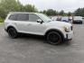 2021 Gray /Black Kia Telluride EX AWD (5XYP3DHC9MG) with an 3.8L V6 DOHC 24V engine, 8A transmission, located at 11115 Chardon Rd. , Chardon, OH, 44024, (440) 214-9705, 41.580246, -81.241943 - This One Owner 2021 Kia Telluride EX AWD, powered by a 3.8L V6 and 8-speed automatic transmission, is a spacious and feature-rich SUV offering leather interior, heated and cooled power front seats, 2nd row captain’s chairs, tri-zone automatic climate control, and a power sunroof. Its tech highligh - Photo#3