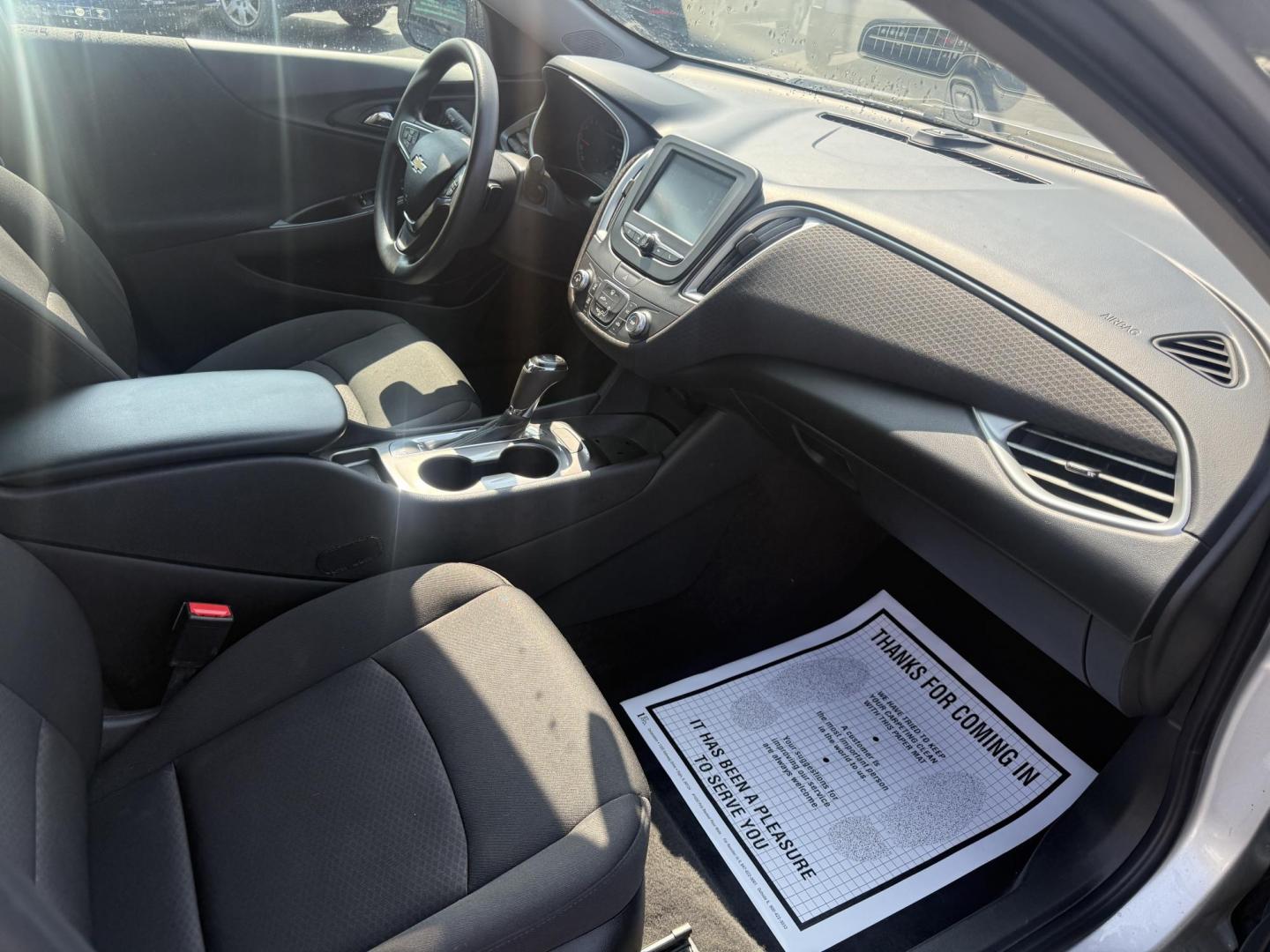 2018 Silver /Black Chevrolet Malibu LS (1G1ZB5ST0JF) with an 1.5L I4 DOHC 16V Turbo engine, 6A transmission, located at 11115 Chardon Rd. , Chardon, OH, 44024, (440) 214-9705, 41.580246, -81.241943 - This 2018 Chevrolet Malibu LS is a fuel-efficient midsize sedan powered by a 1.5L turbocharged EcoTec I4 engine and 6-speed automatic transmission, achieving up to 36 MPG on the highway. It features a 7.0" touchscreen with Apple CarPlay and Android Auto, a 4.2" gauge cluster screen, backup camera, a - Photo#34