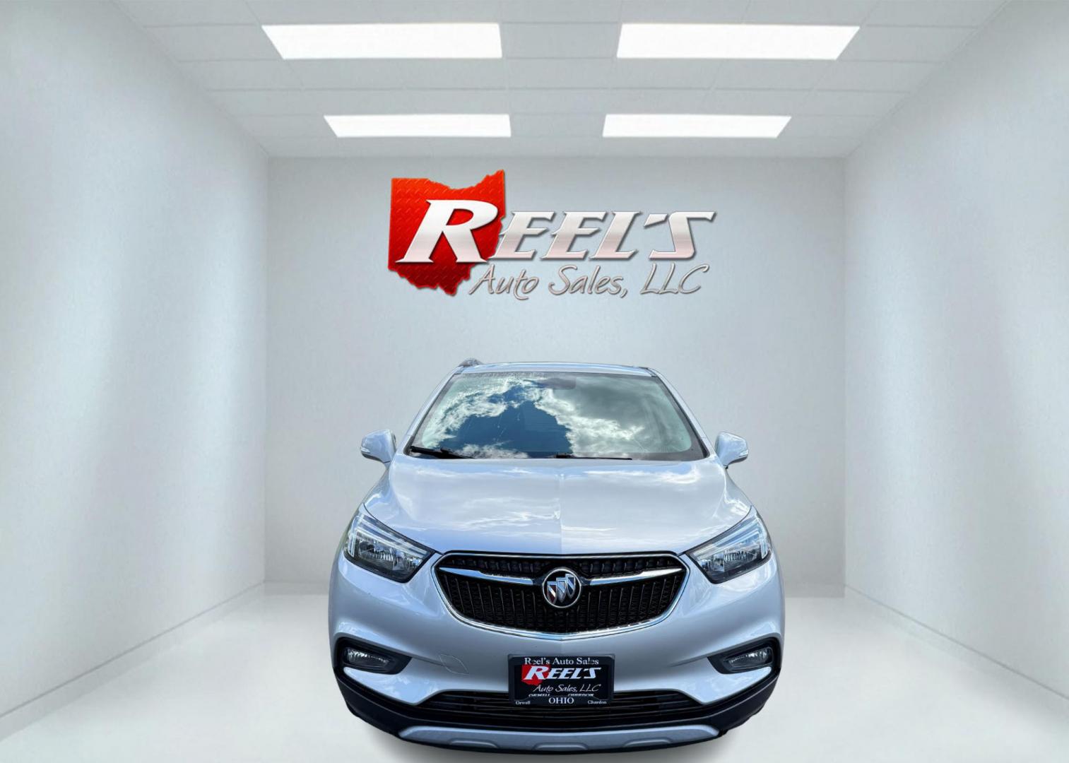 2017 Silver /Black Buick Encore Preferred II FWD (KL4CJBSB5HB) with an 1.4L I4 DOHC 16V TURBO engine, 6A transmission, located at 11115 Chardon Rd. , Chardon, OH, 44024, (440) 214-9705, 41.580246, -81.241943 - This One Owner 2017 Buick Encore Preferred II is a compact SUV powered by a 1.4L turbocharged EcoTec engine paired with a 6-speed automatic transmission, achieving up to 33 MPG on the highway. It offers modern tech with an 8.0" touchscreen featuring Apple CarPlay and Android Auto, a 4.2" gauge clust - Photo#1