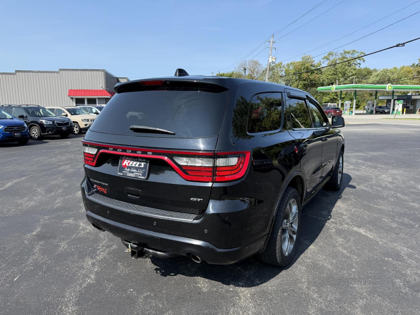 2019 Black /Black Dodge Durango GT Plus AWD (1C4RDJDGXKC) with an 3.6L V6 DOHC 24V engine, 8A transmission, located at 547 E. Main St., Orwell, OH, 44076, (440) 437-5893, 41.535435, -80.847855 - The 2019 Dodge Durango GT Plus AWD is a versatile SUV powered by a 3.6L Pentastar V6 engine paired with an 8-speed automatic transmission, offering 25 MPG on the highway and a 3,500-pound towing capacity. It features a leather interior with power front seats, heated front and second-row seats, tri-z - Photo#7