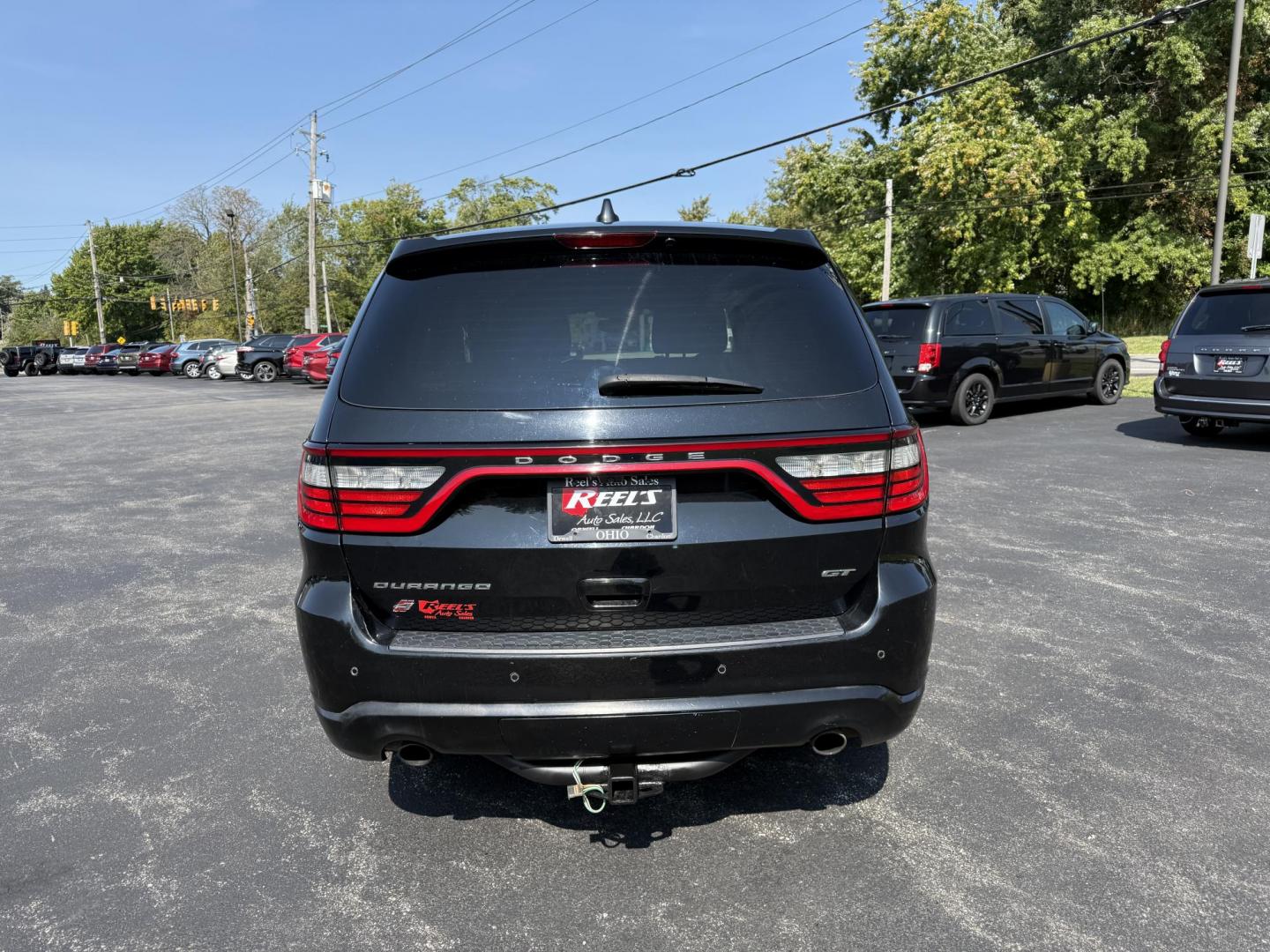 2019 Black /Black Dodge Durango GT Plus AWD (1C4RDJDGXKC) with an 3.6L V6 DOHC 24V engine, 8A transmission, located at 547 E. Main St., Orwell, OH, 44076, (440) 437-5893, 41.535435, -80.847855 - The 2019 Dodge Durango GT Plus AWD is a versatile SUV powered by a 3.6L Pentastar V6 engine paired with an 8-speed automatic transmission, offering 25 MPG on the highway and a 3,500-pound towing capacity. It features a leather interior with power front seats, heated front and second-row seats, tri-z - Photo#8