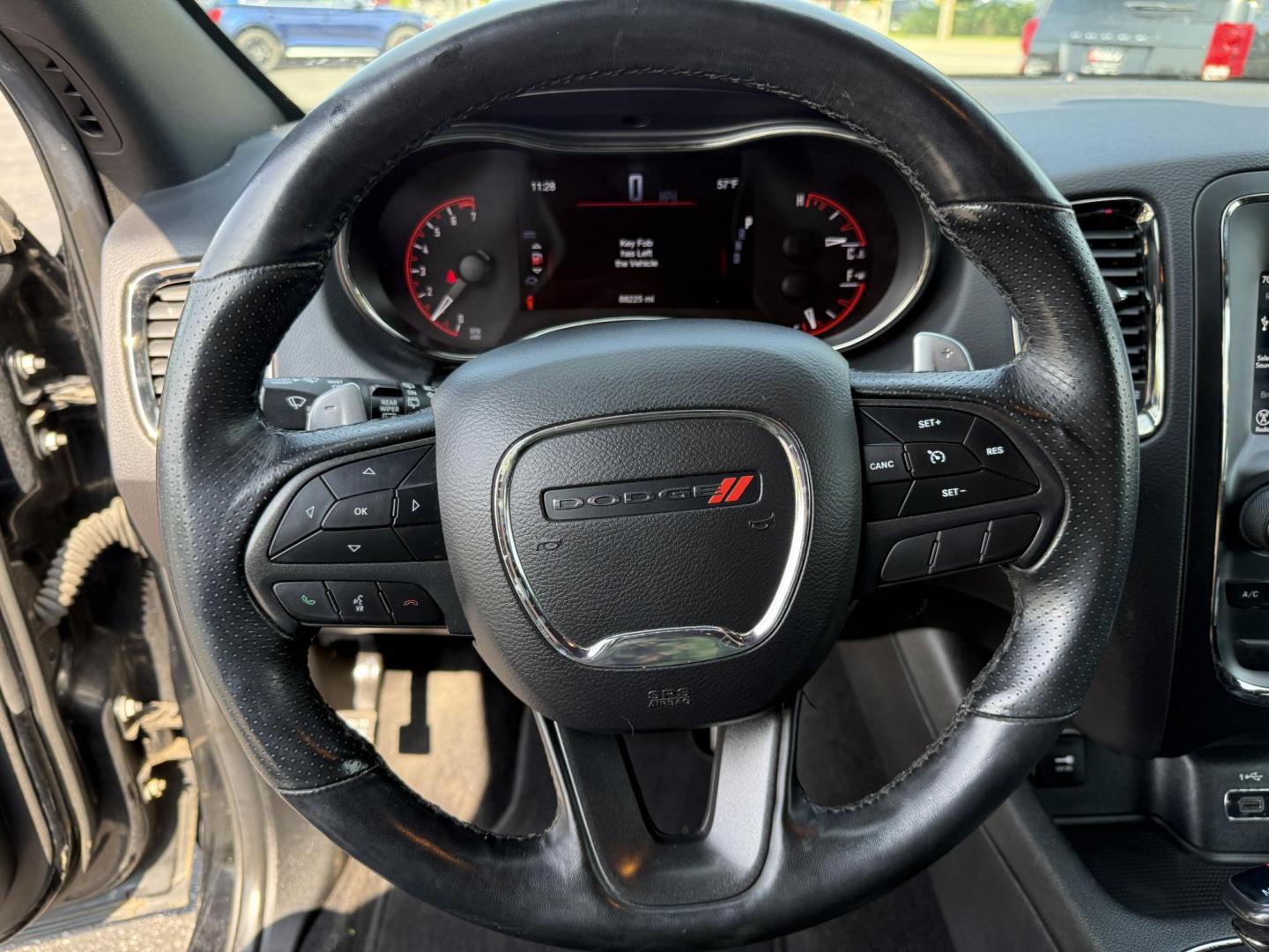2019 Black /Black Dodge Durango GT Plus AWD (1C4RDJDGXKC) with an 3.6L V6 DOHC 24V engine, 8A transmission, located at 547 E. Main St., Orwell, OH, 44076, (440) 437-5893, 41.535435, -80.847855 - The 2019 Dodge Durango GT Plus AWD is a versatile SUV powered by a 3.6L Pentastar V6 engine paired with an 8-speed automatic transmission, offering 25 MPG on the highway and a 3,500-pound towing capacity. It features a leather interior with power front seats, heated front and second-row seats, tri-z - Photo#23